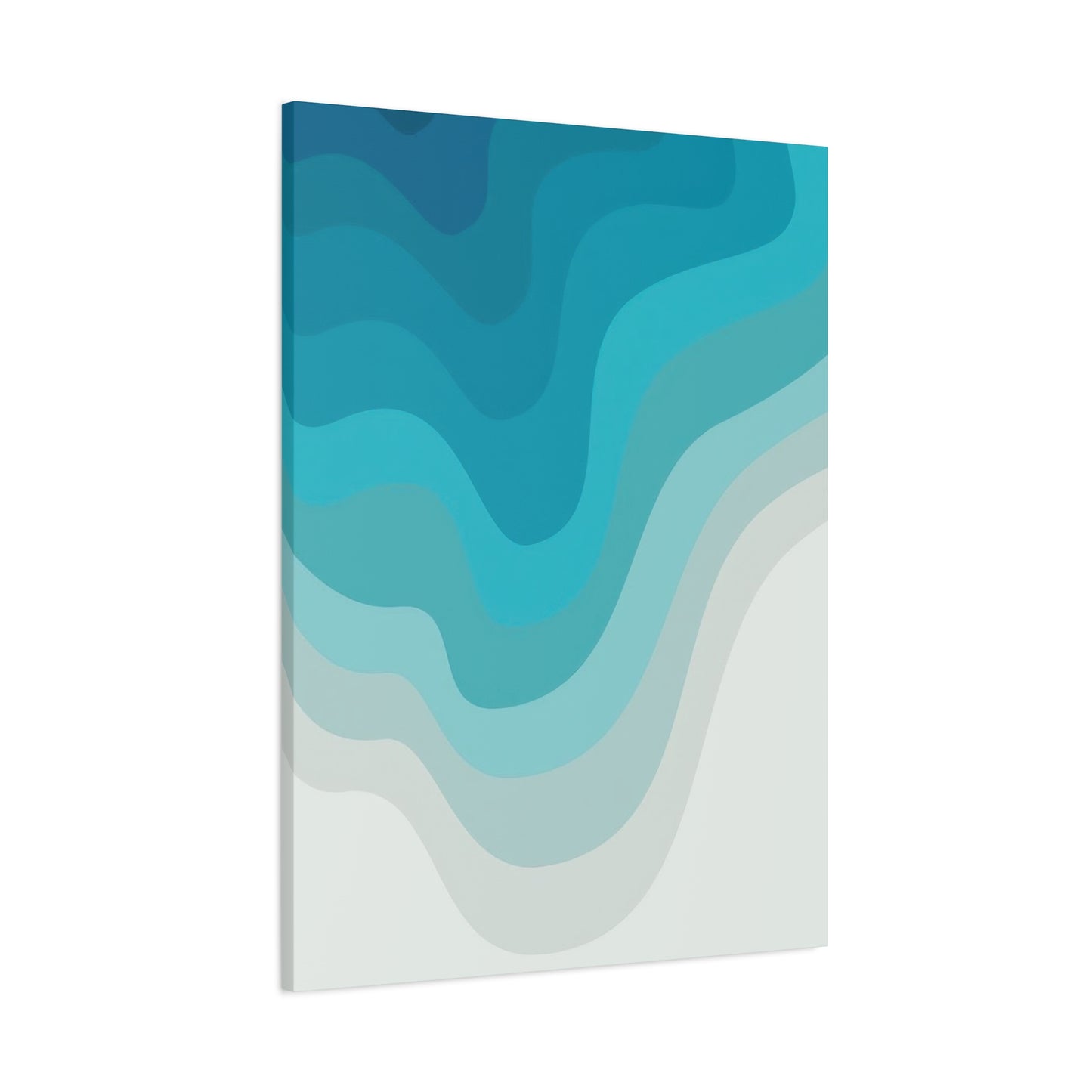 Blue Cool Layers Wall Art & Canvas Prints