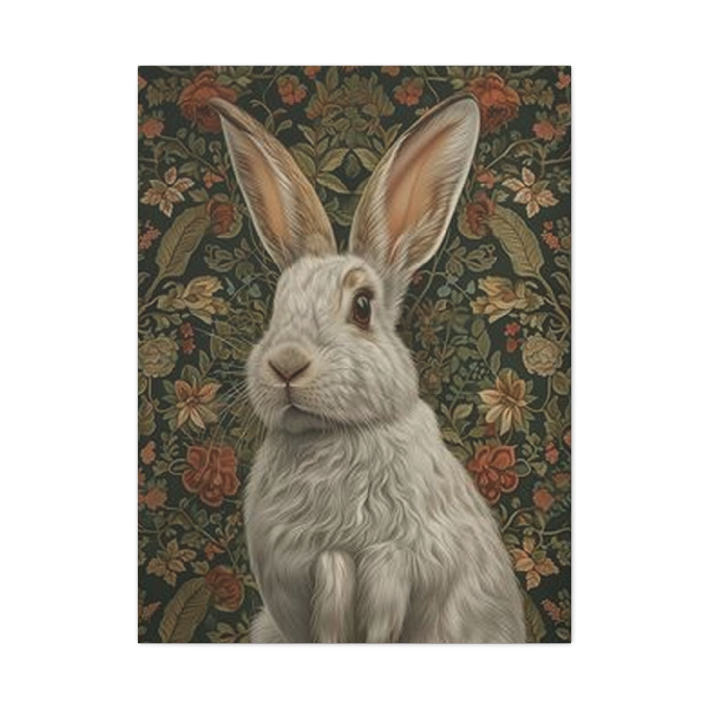 White Bunny Wall Art & Canvas Prints
