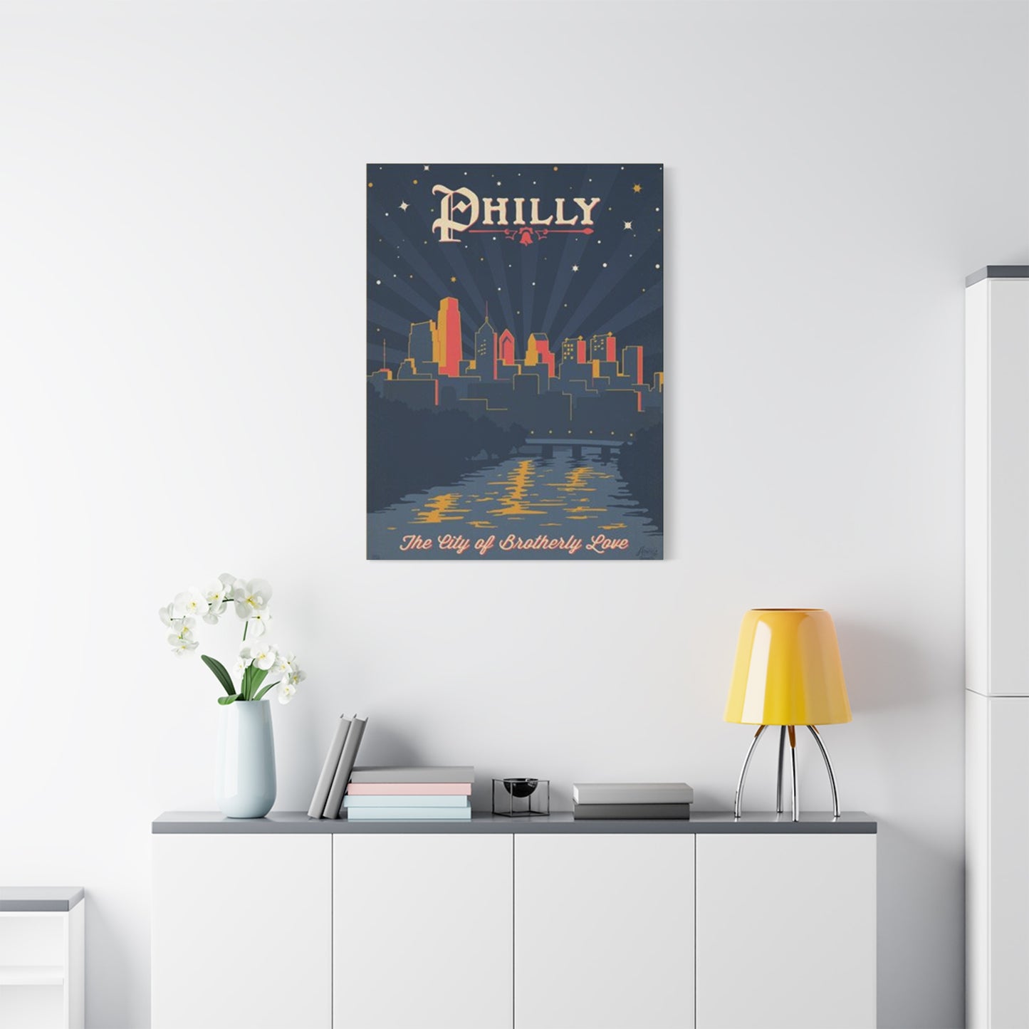 Dark City Philadelphia Poster Wall Art & Canvas Prints