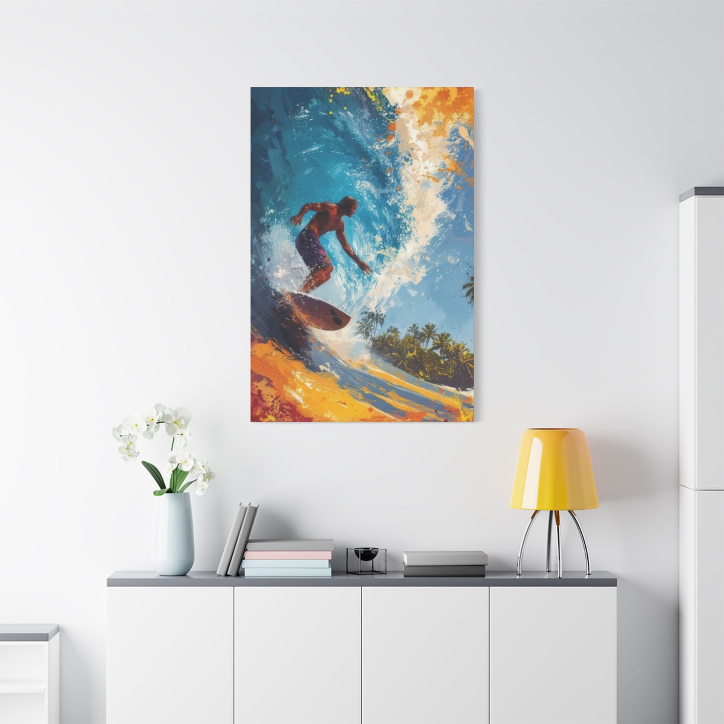 Wave Surfing Wall Art & Canvas Prints