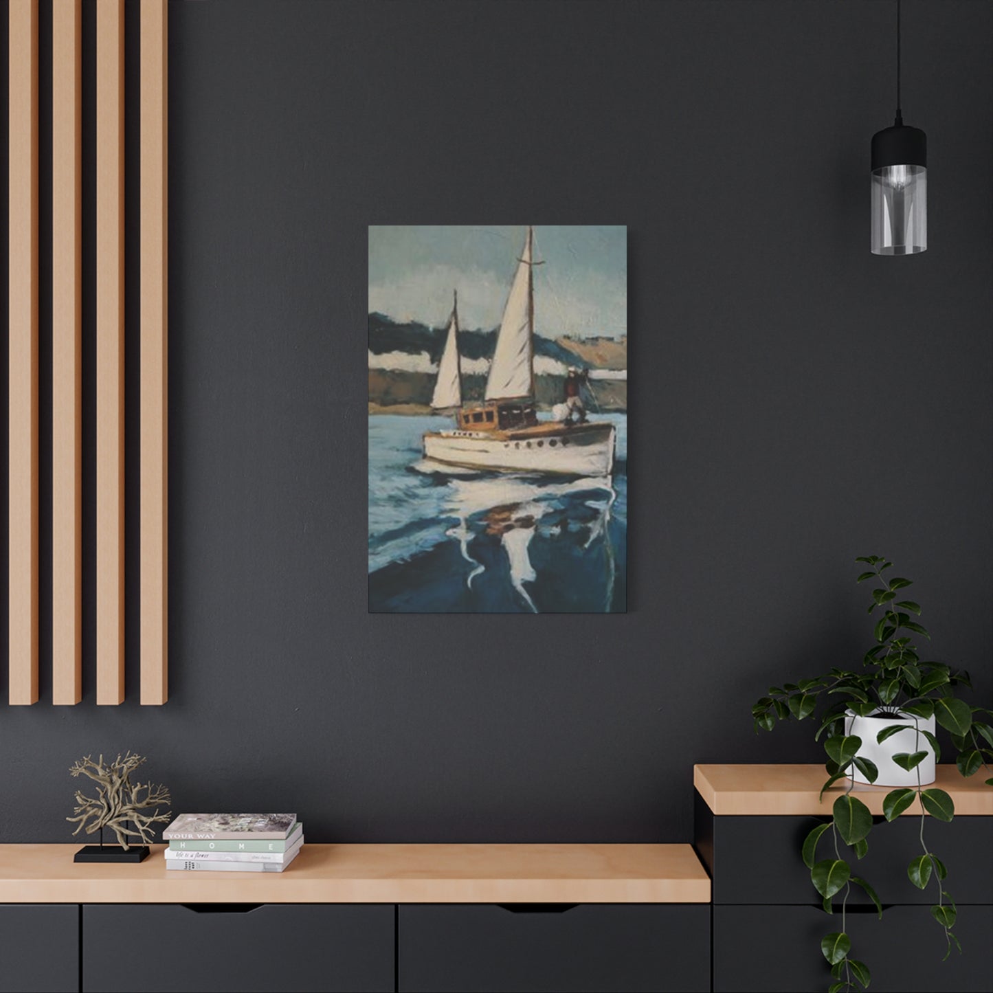 White Sailing Ship Poster Wall Art & Canvas Prints