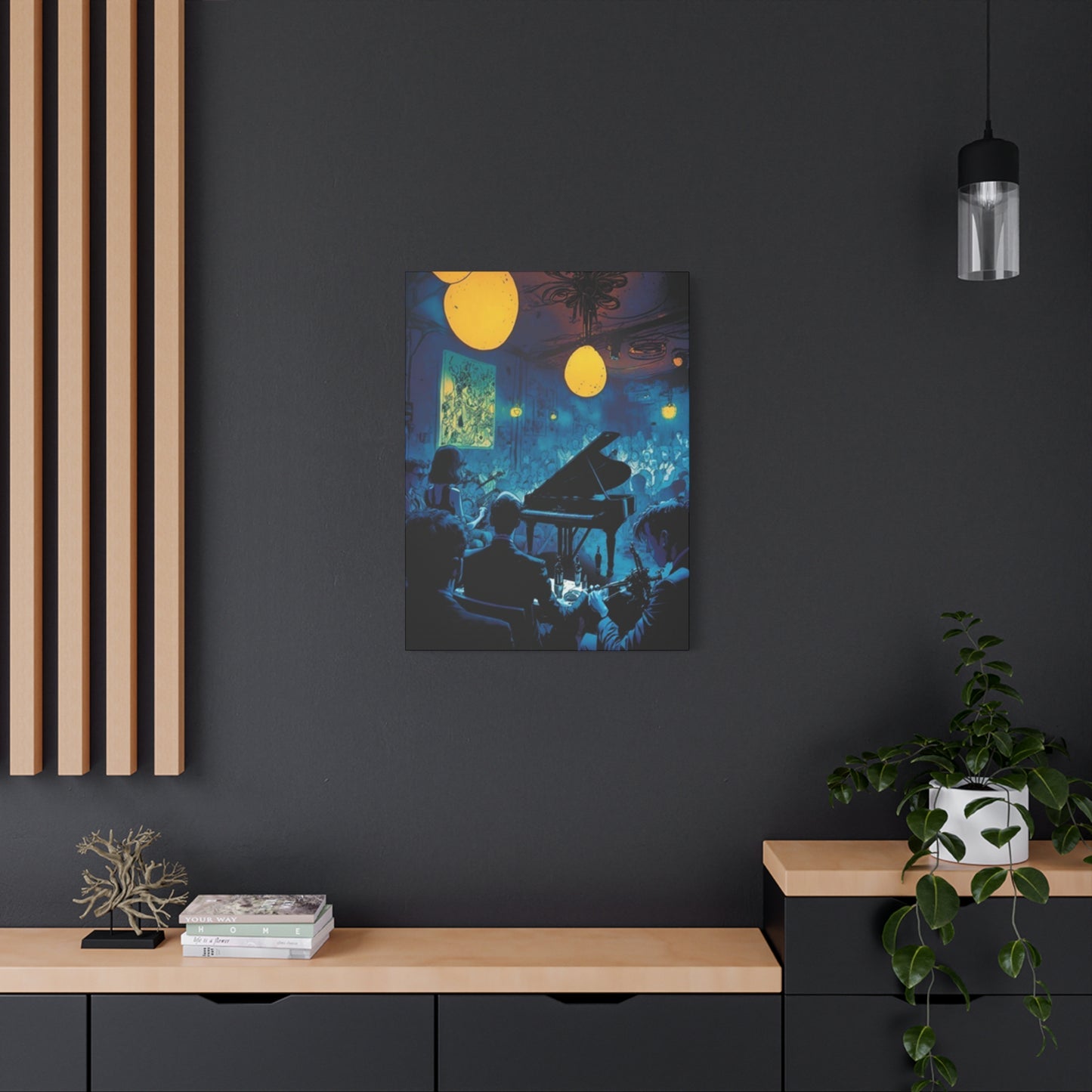 Piano In A Party Wall Art & Canvas Prints