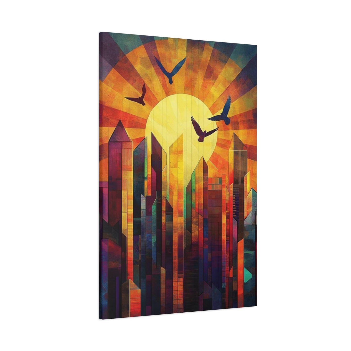 Abstract Sunrise Wall Art & Canvas Prints