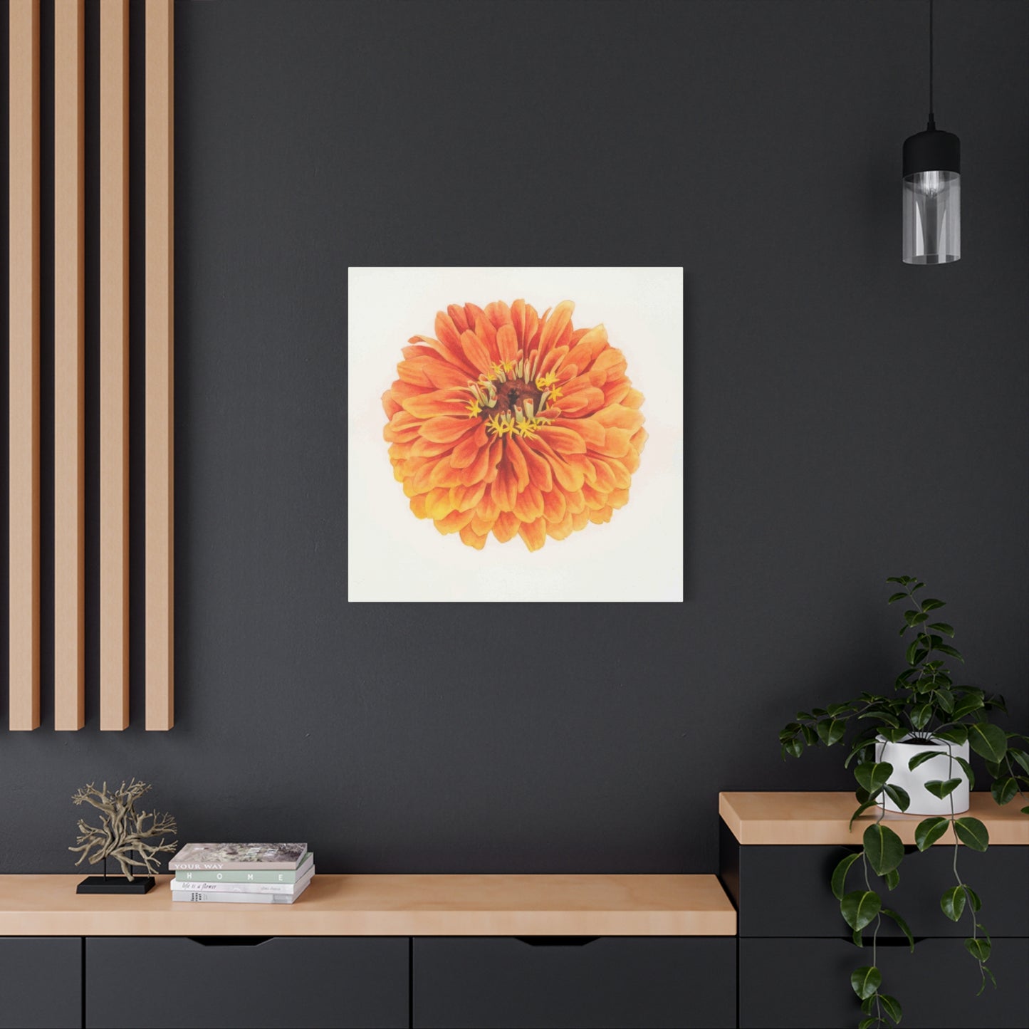 Grace Popp Orange Flower Head Wall Art & Canvas Prints
