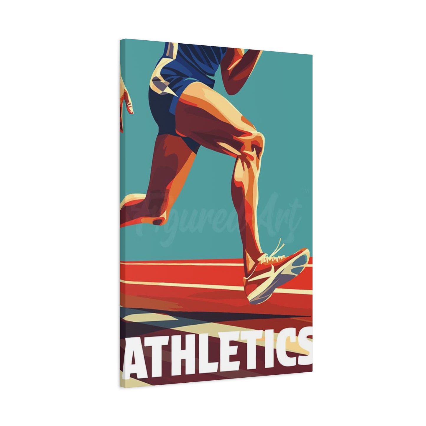 Abstract Athletics Running Wall Art & Canvas Prints