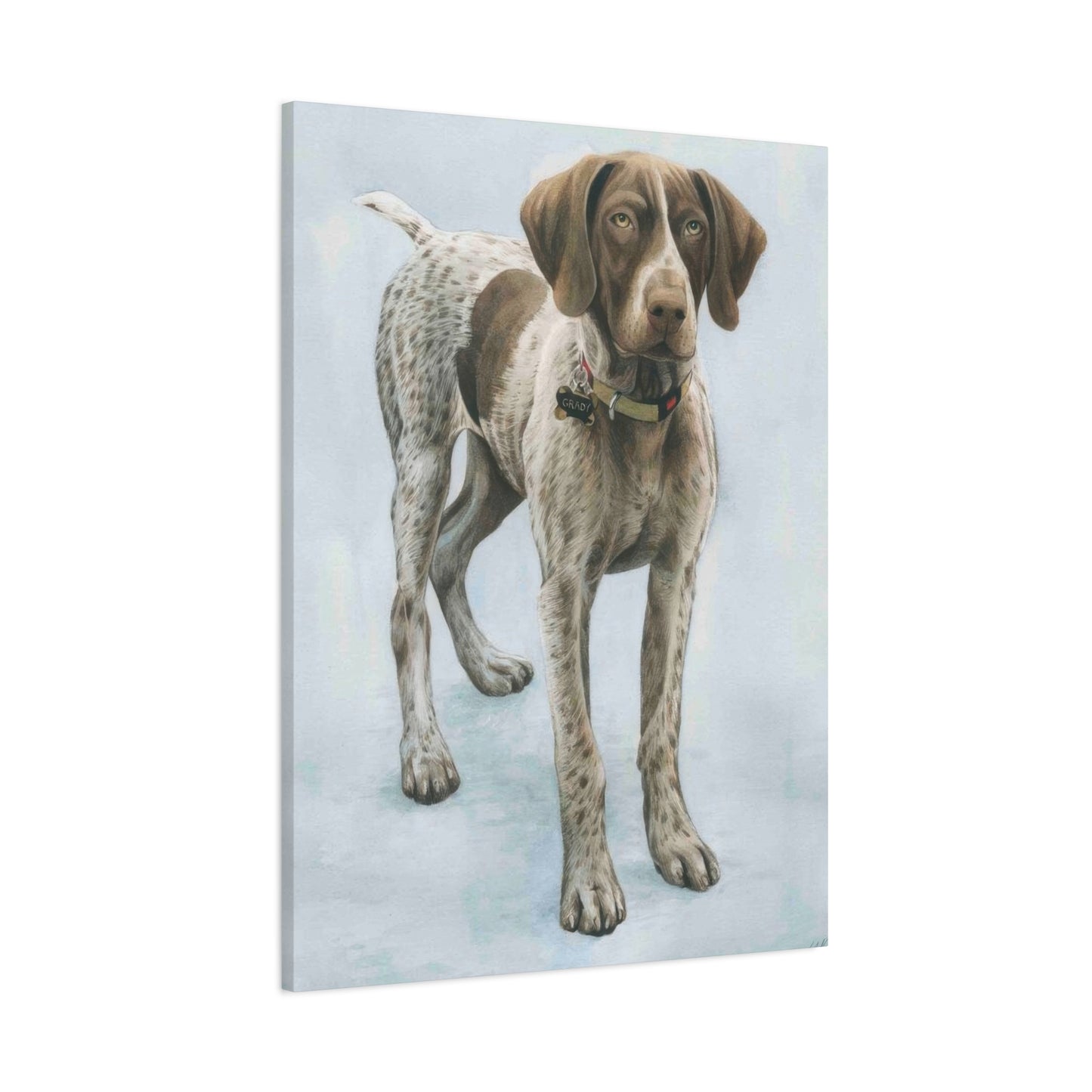 Grace Pop Dog Portrait Wall Art & Canvas Prints
