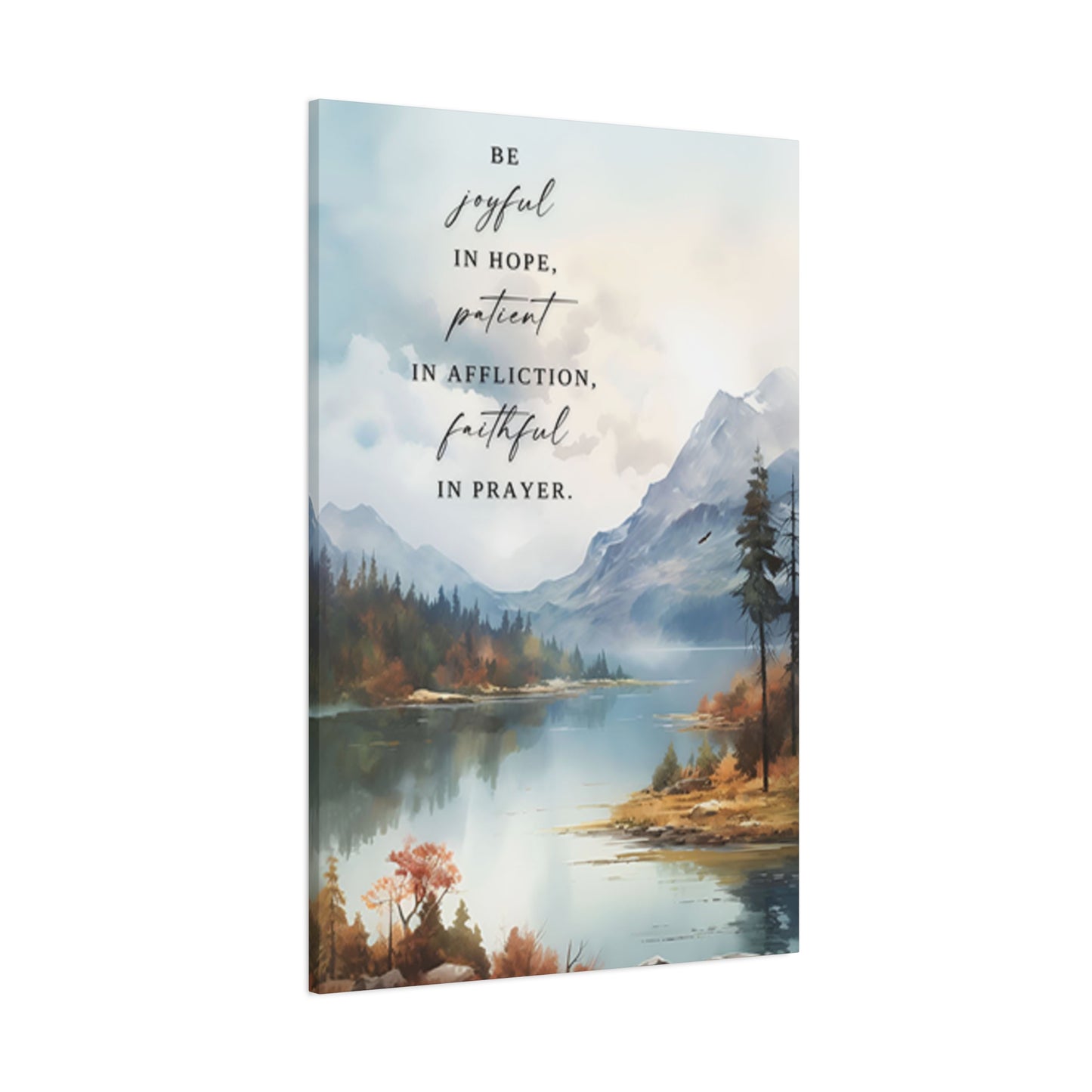 Mountain And Scripture Wall Art & Canvas Prints