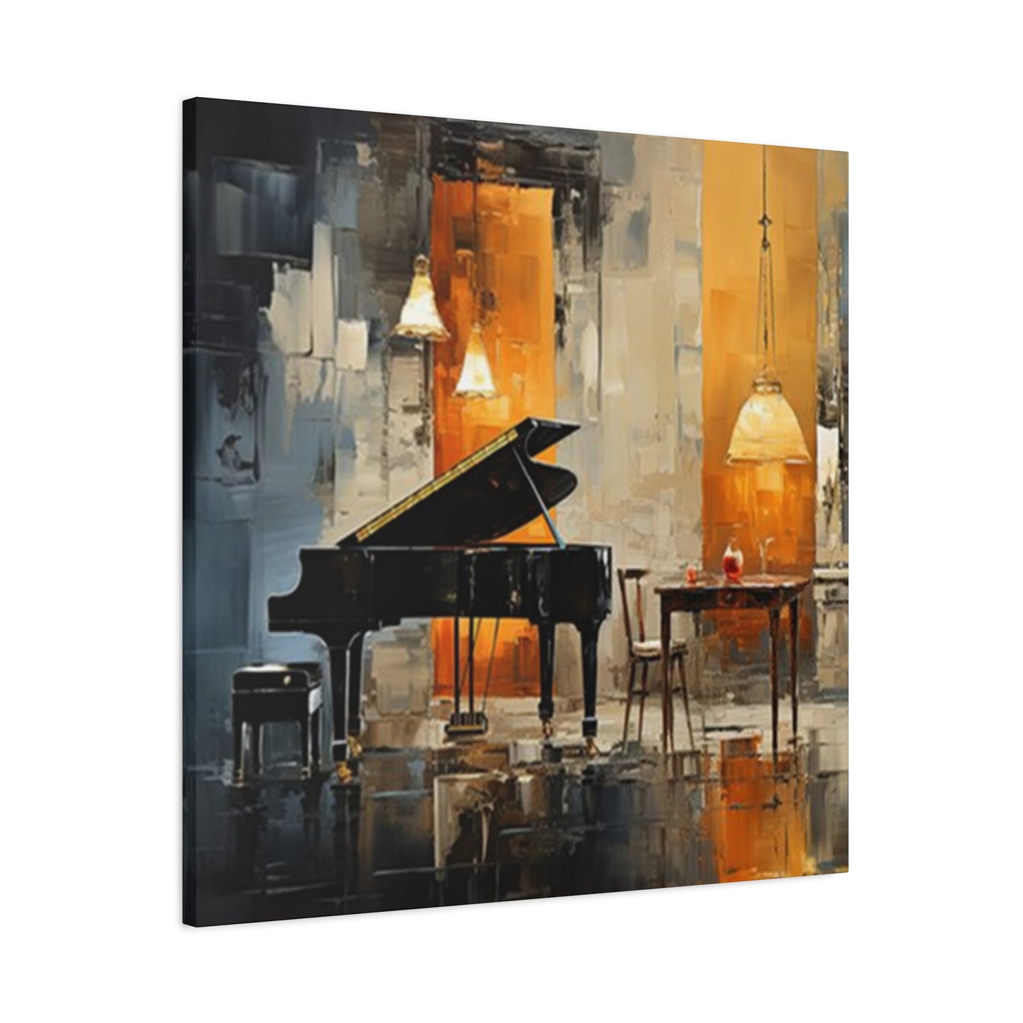 Big Piano Painting Wall Art & Canvas Prints