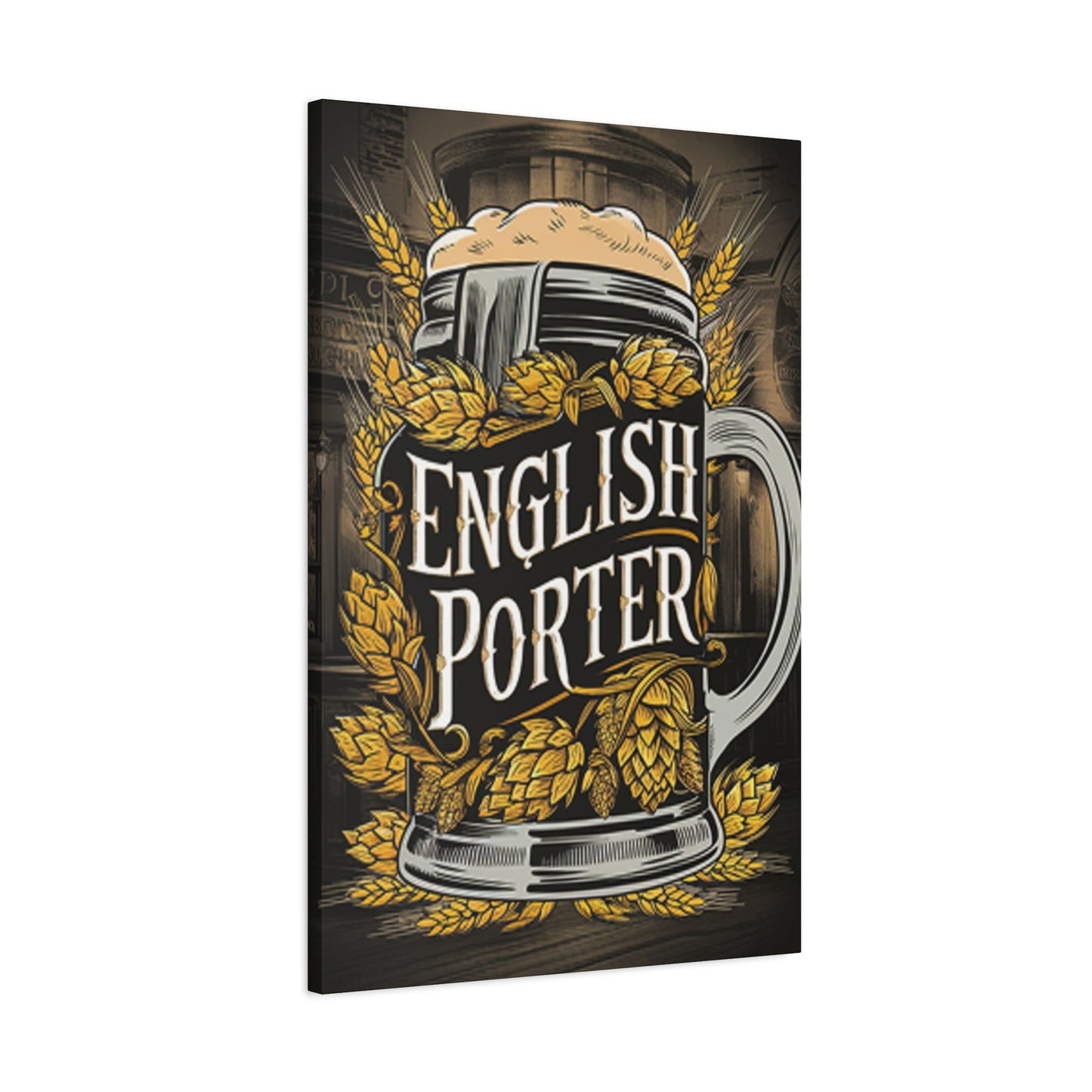 English Porter Whiskey Wall Art & Canvas Prints