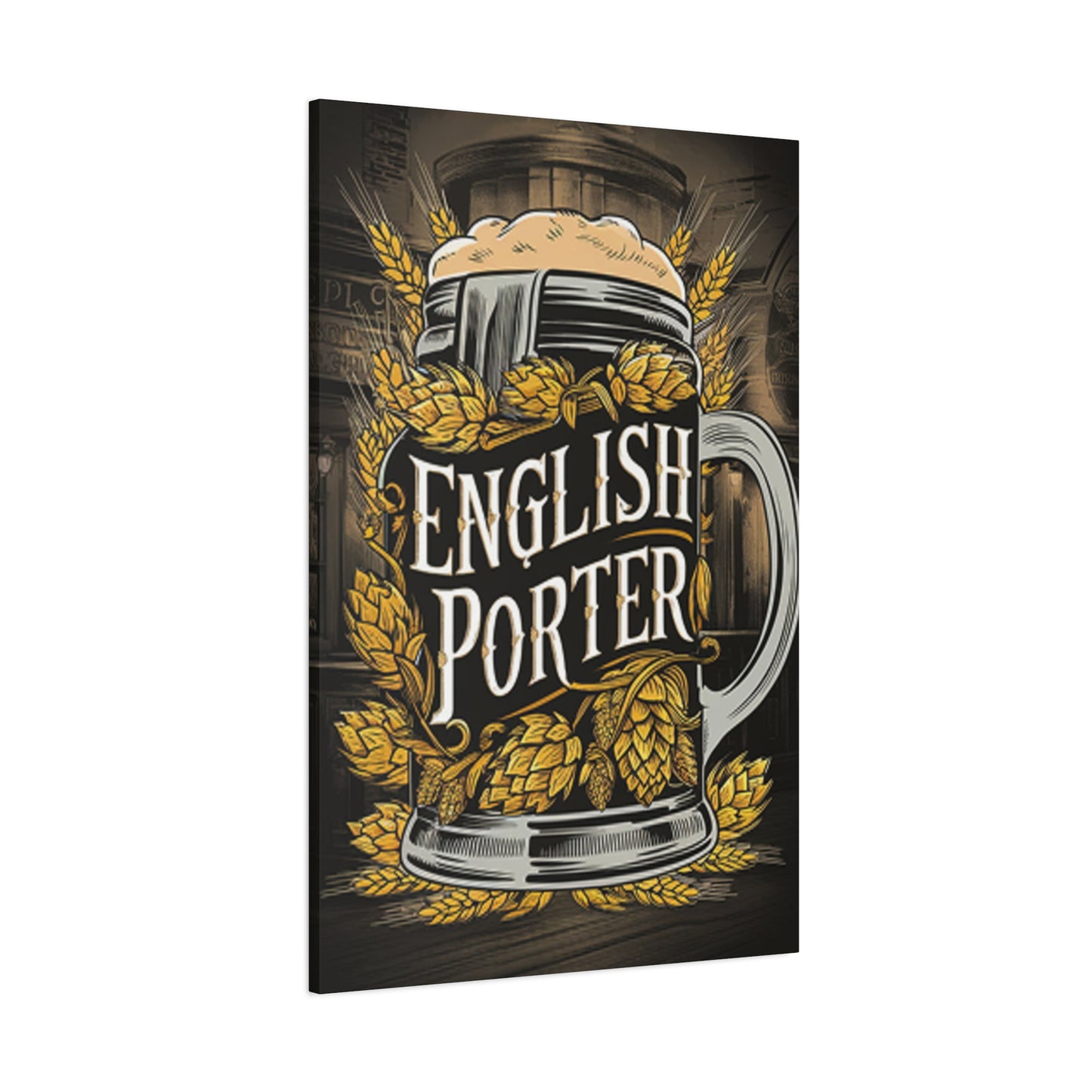 English Porter Whiskey Wall Art & Canvas Prints