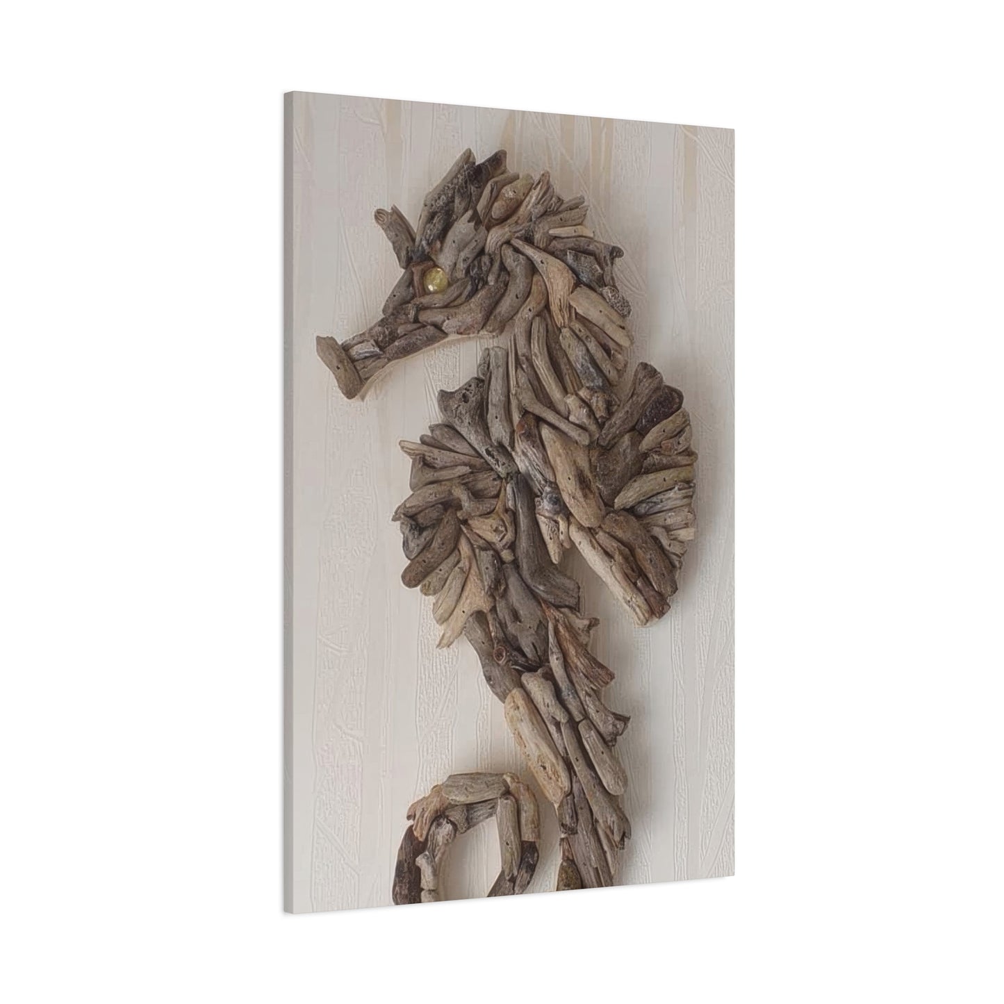 Driftwood Seahorse Wall Art & Canvas Prints