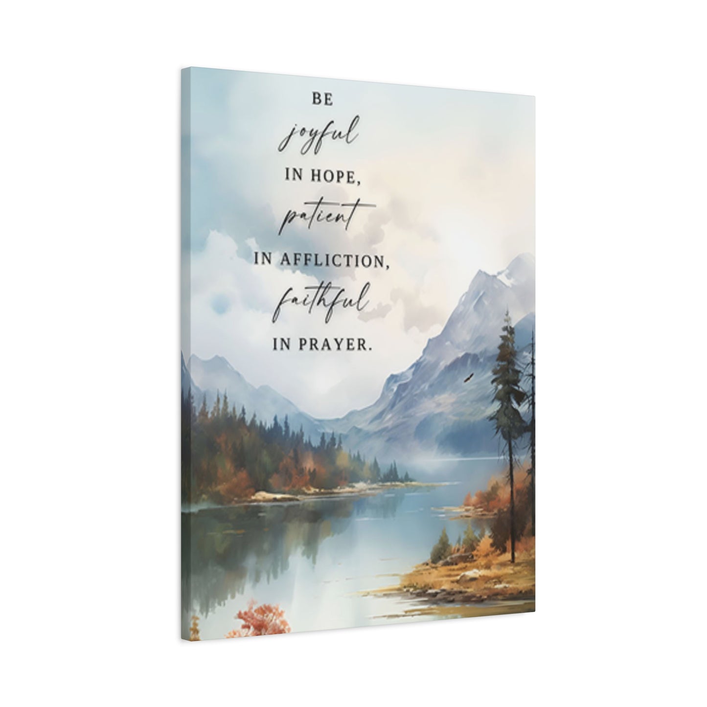 Mountain And Scripture Wall Art & Canvas Prints