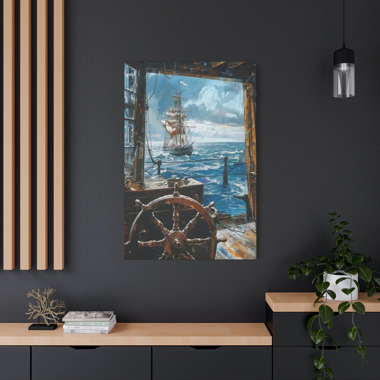 Ship Sailing POV Wall Art & Canvas Prints