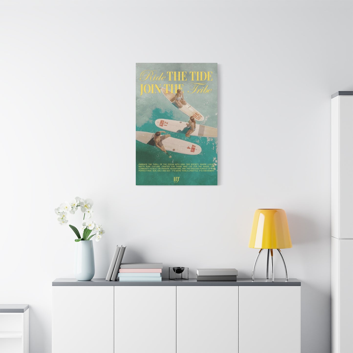 Ride The Tide Join The Tribe Wall Art & Canvas Prints