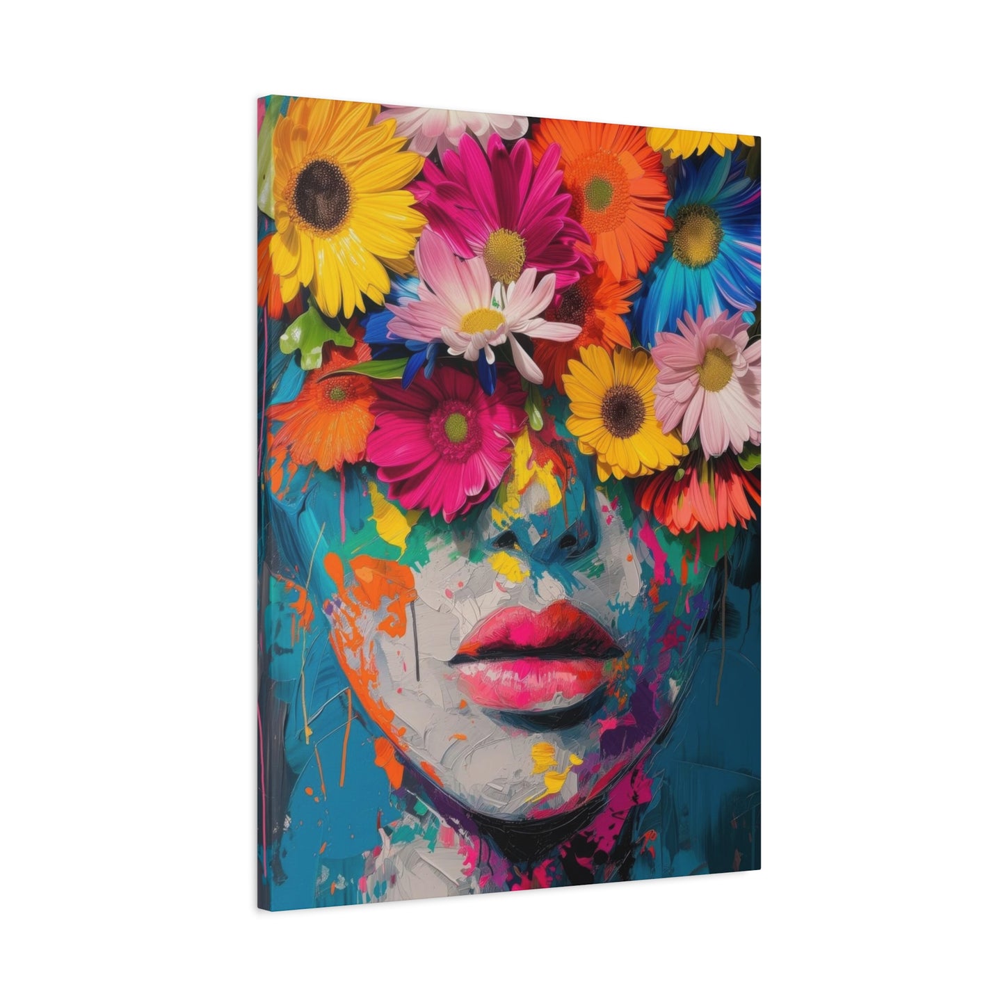 Flower Face Fresh Wall Art & Canvas Prints