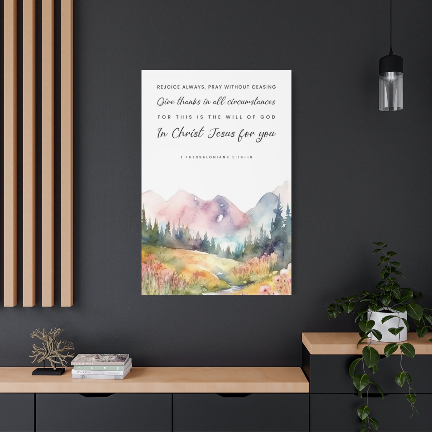 Quotes And Mountain Painting Wall Art & Canvas Prints