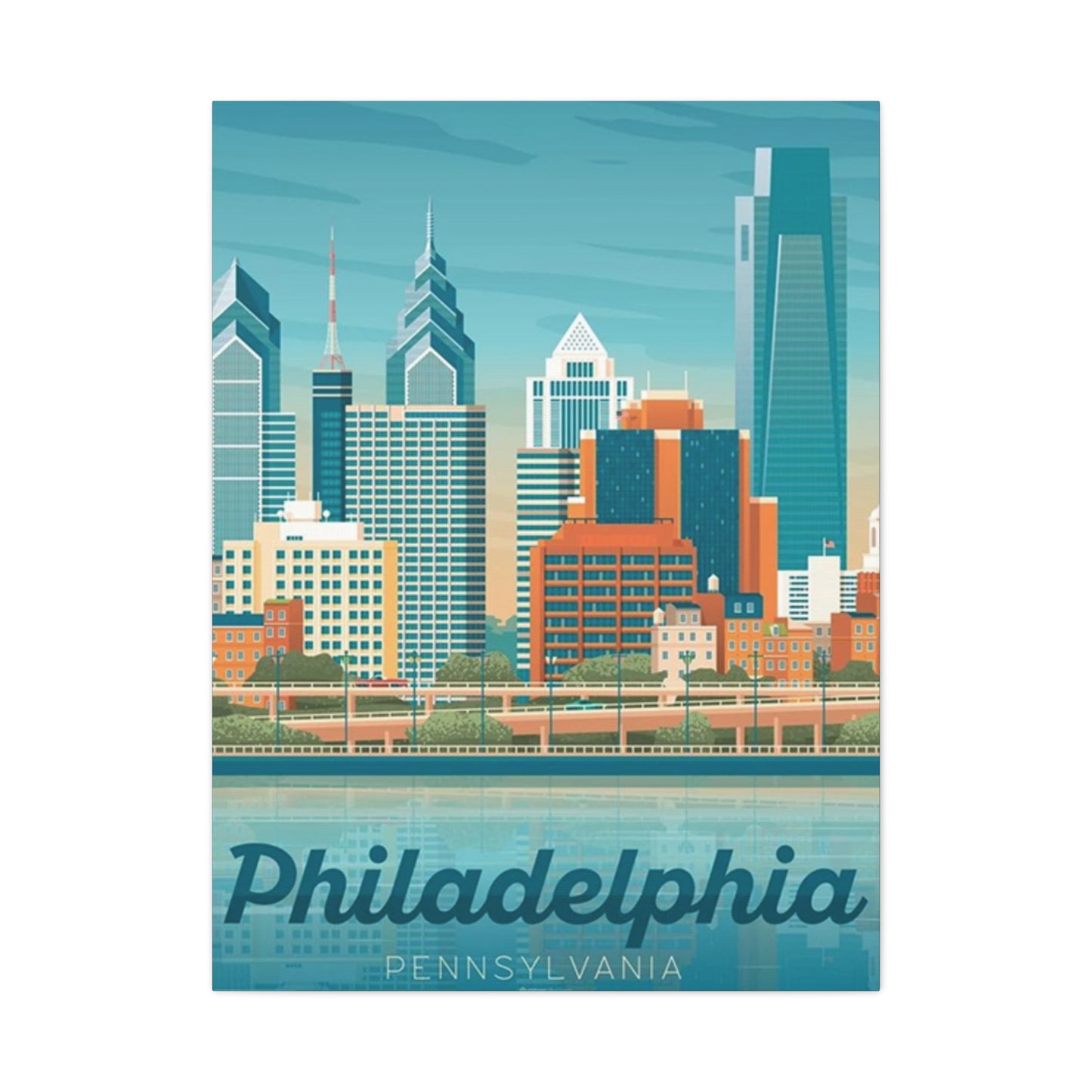 Philadelphia Lake Wall Art & Canvas Prints