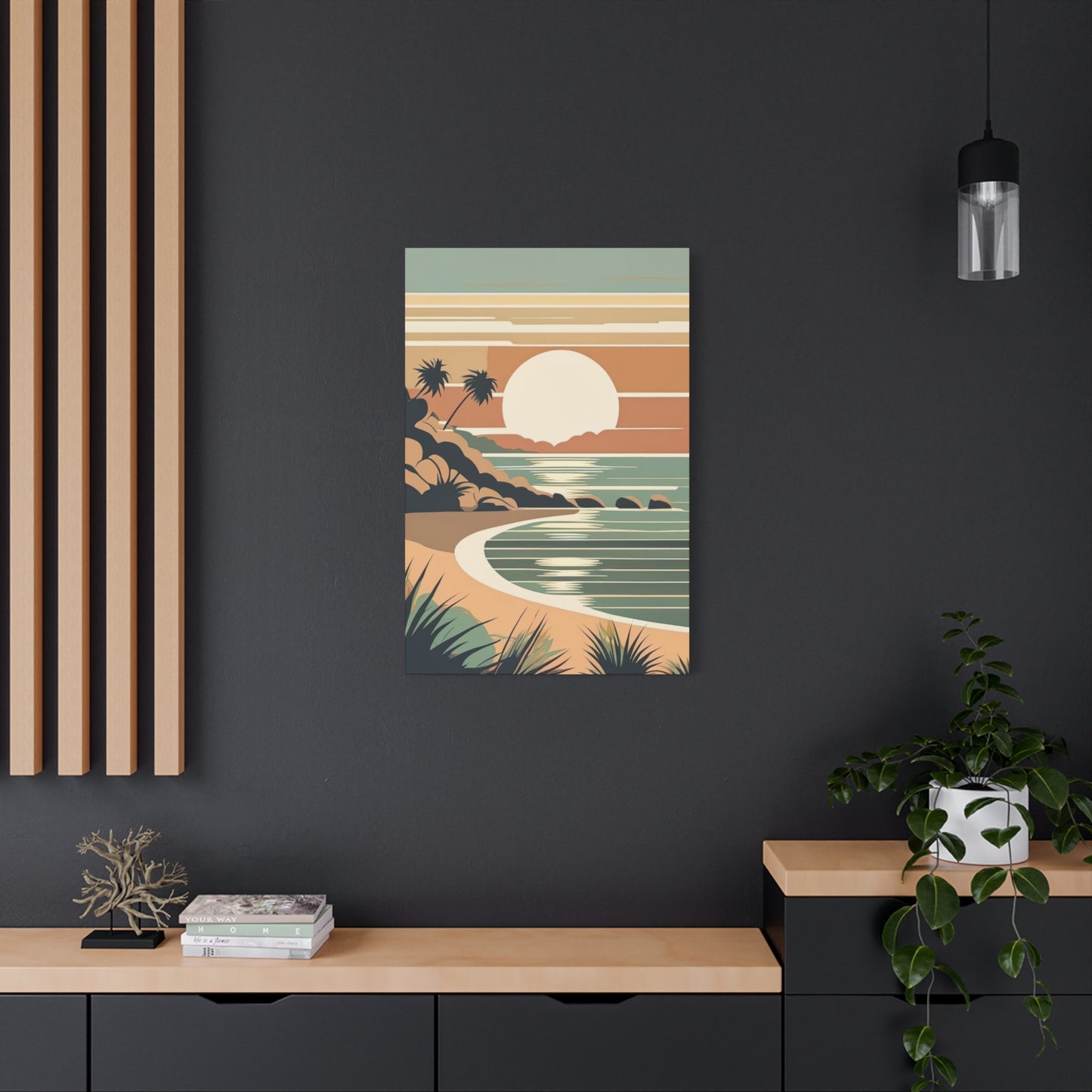 Sunset Landscape Earth Tones Wall Art & Canvas Prints