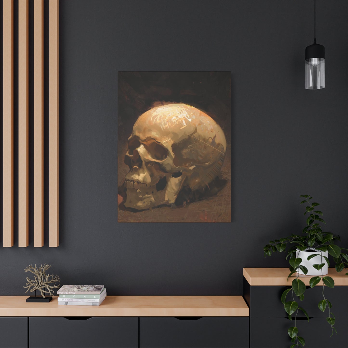 White Skull Poster Wall Art & Canvas Prints