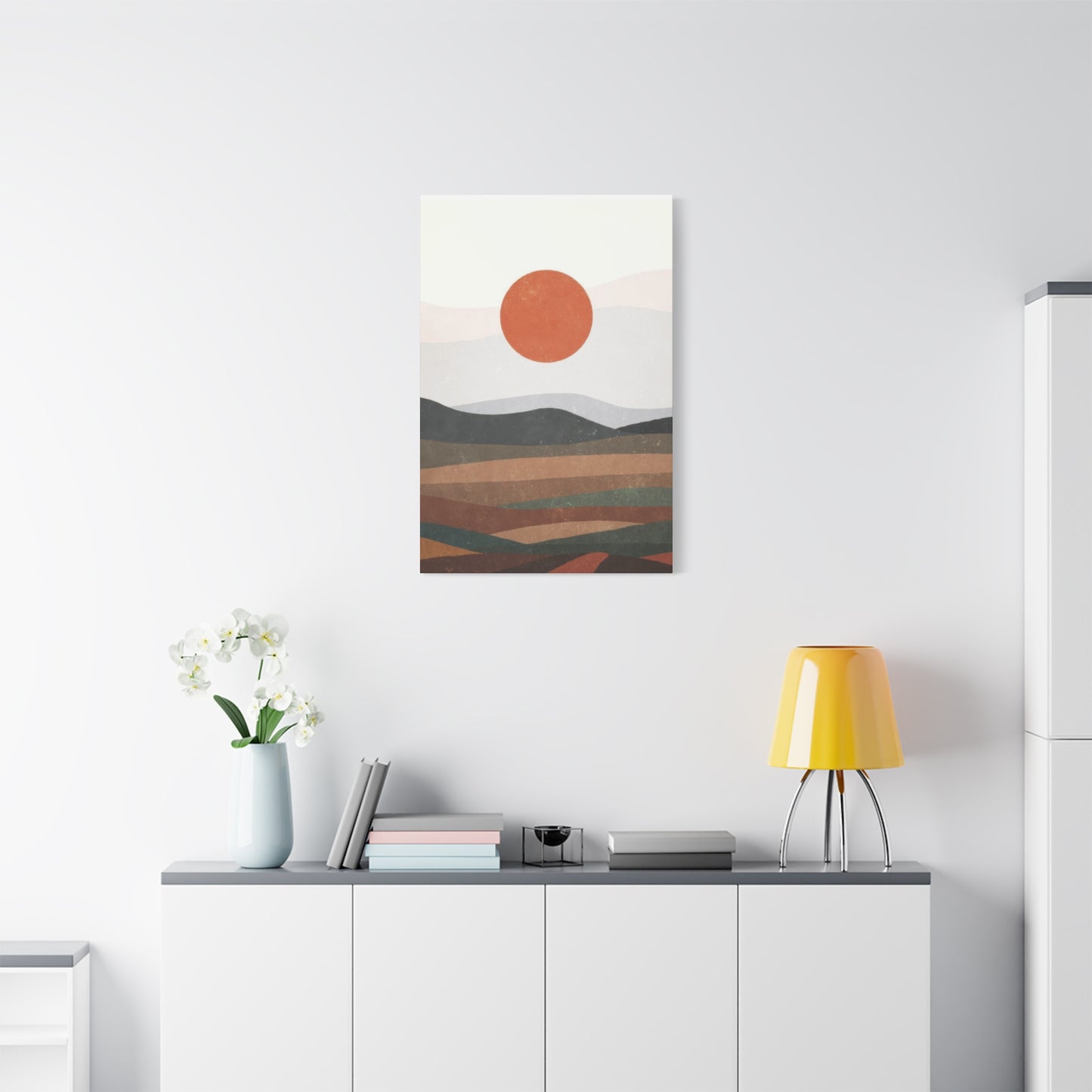 Abstract Landscape Earth Tones Wall Art & Canvas Prints