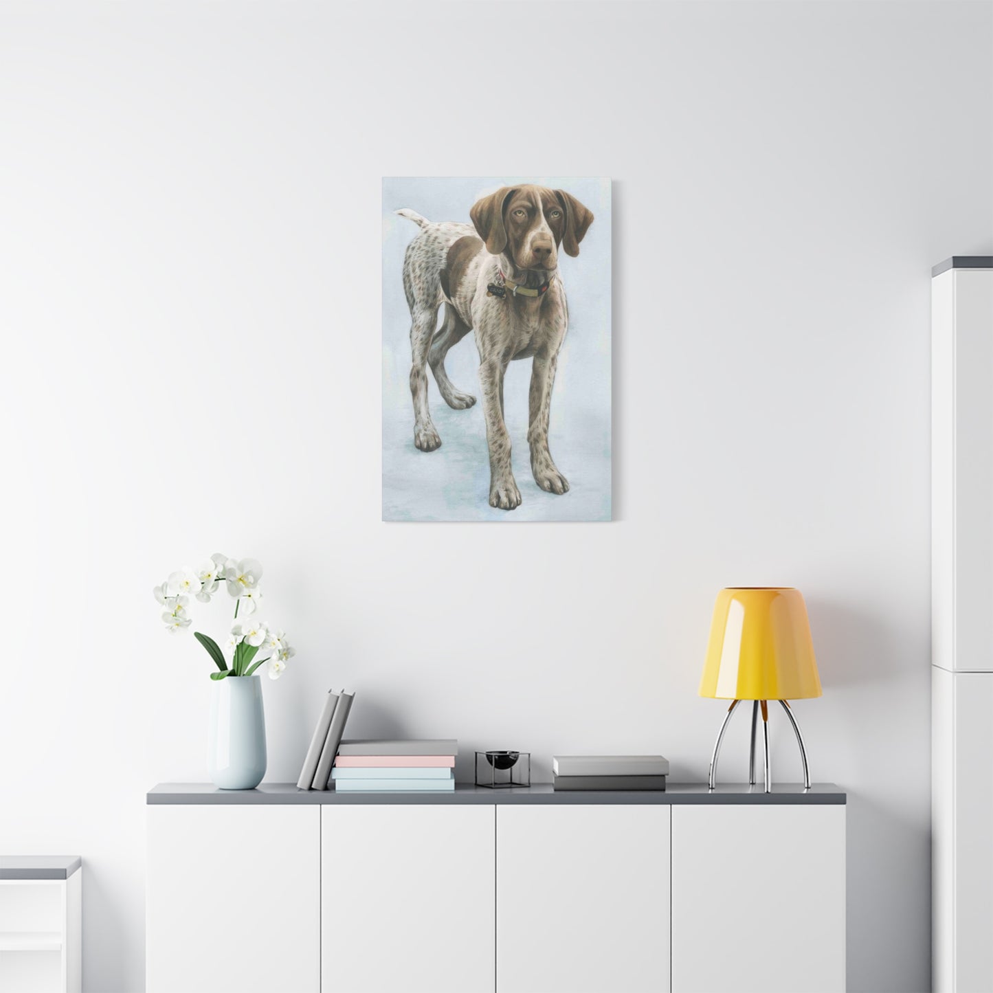 Grace Pop Dog Portrait Wall Art & Canvas Prints