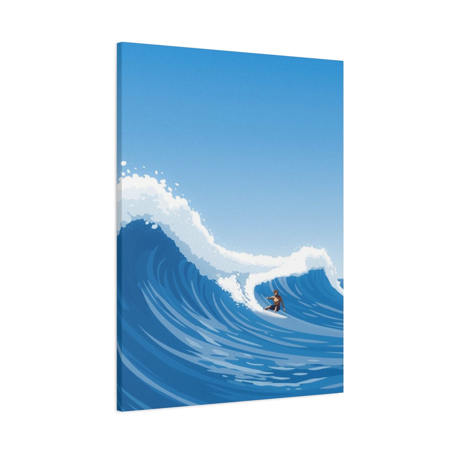 Large Abstract Surfing Wave Wall Art & Canvas Prints