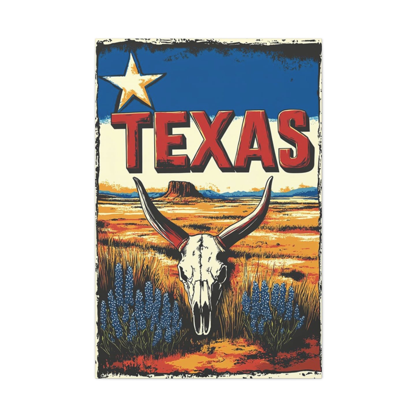 Landscape Of Star Texas Poster Wall Art & Canvas Prints