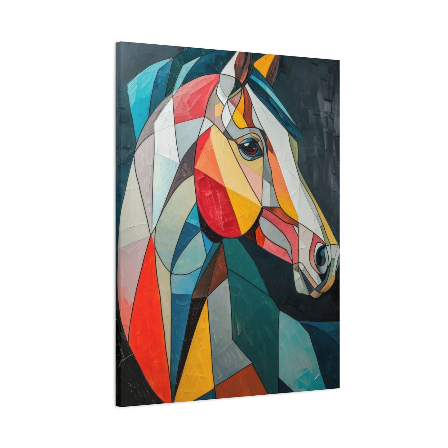Horse Portrait Cubism Wall Art & Canvas Prints