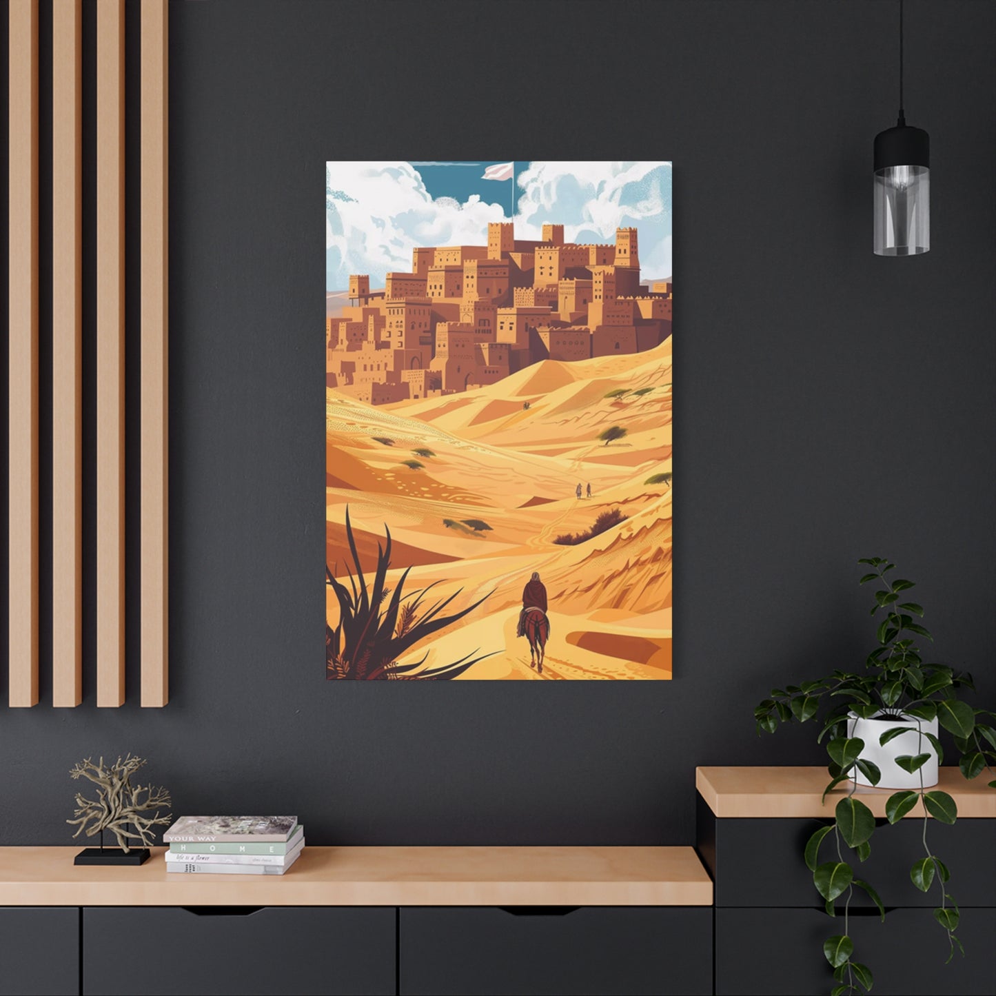 Cowboy In Desert Wall Art & Canvas Prints