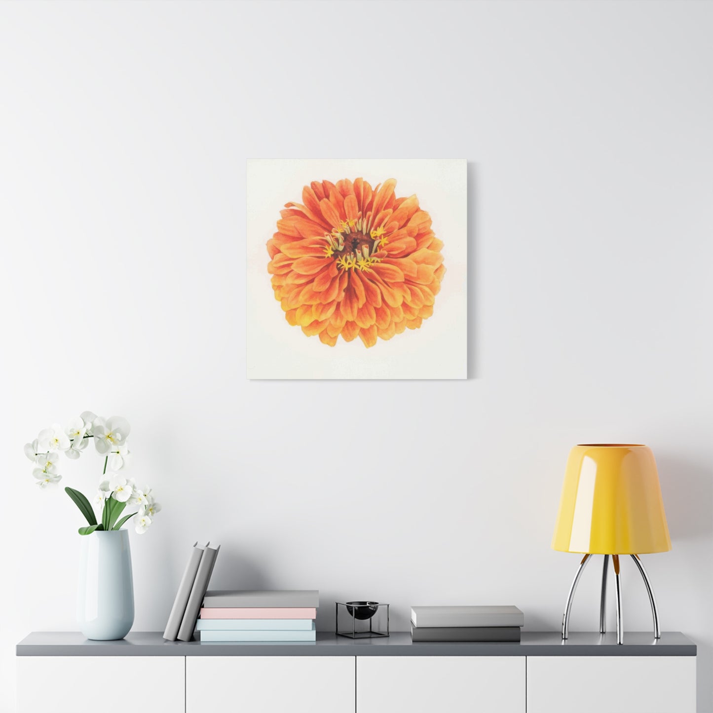 Grace Popp Orange Flower Head Wall Art & Canvas Prints
