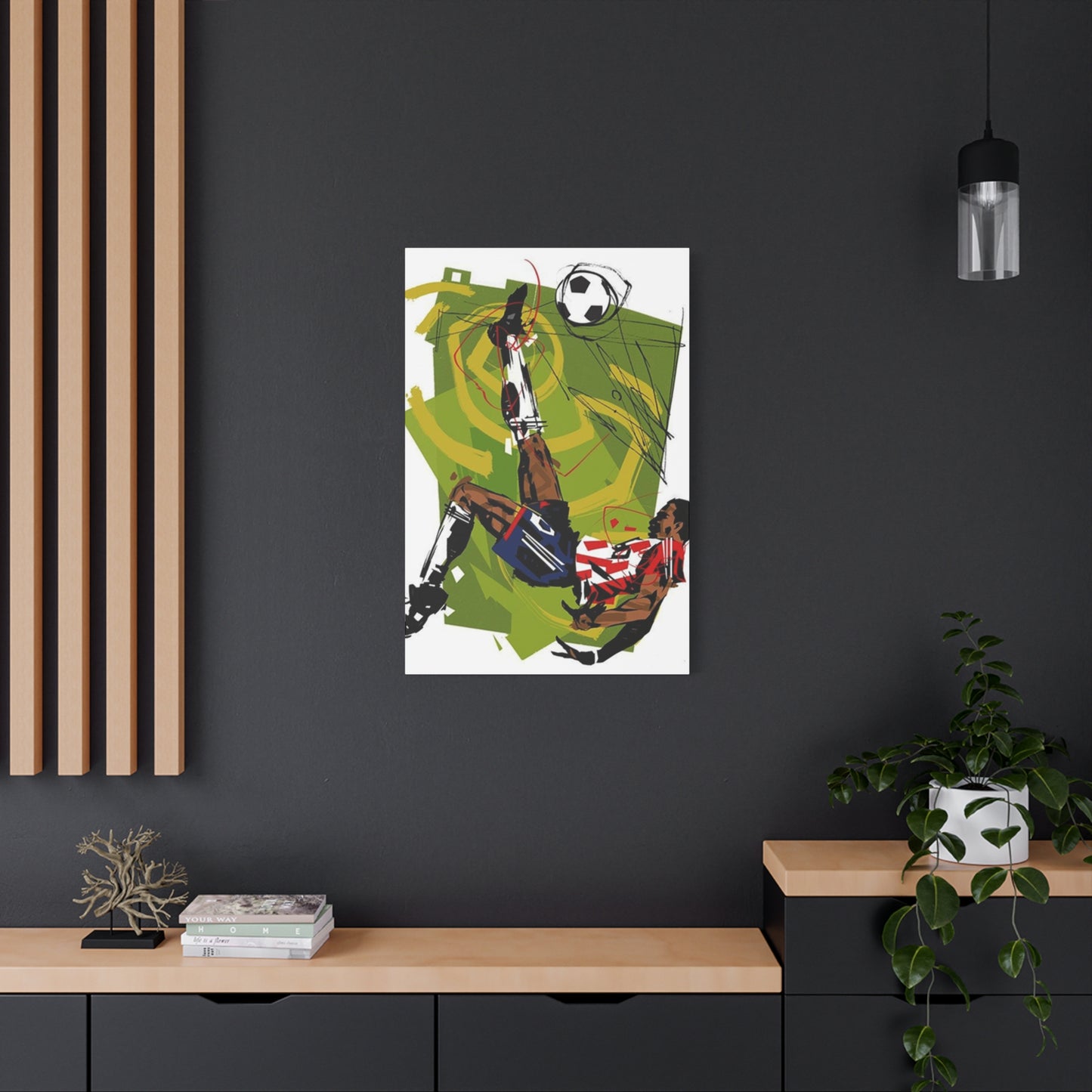 Football Reverse Kick Wall Art & Canvas Prints