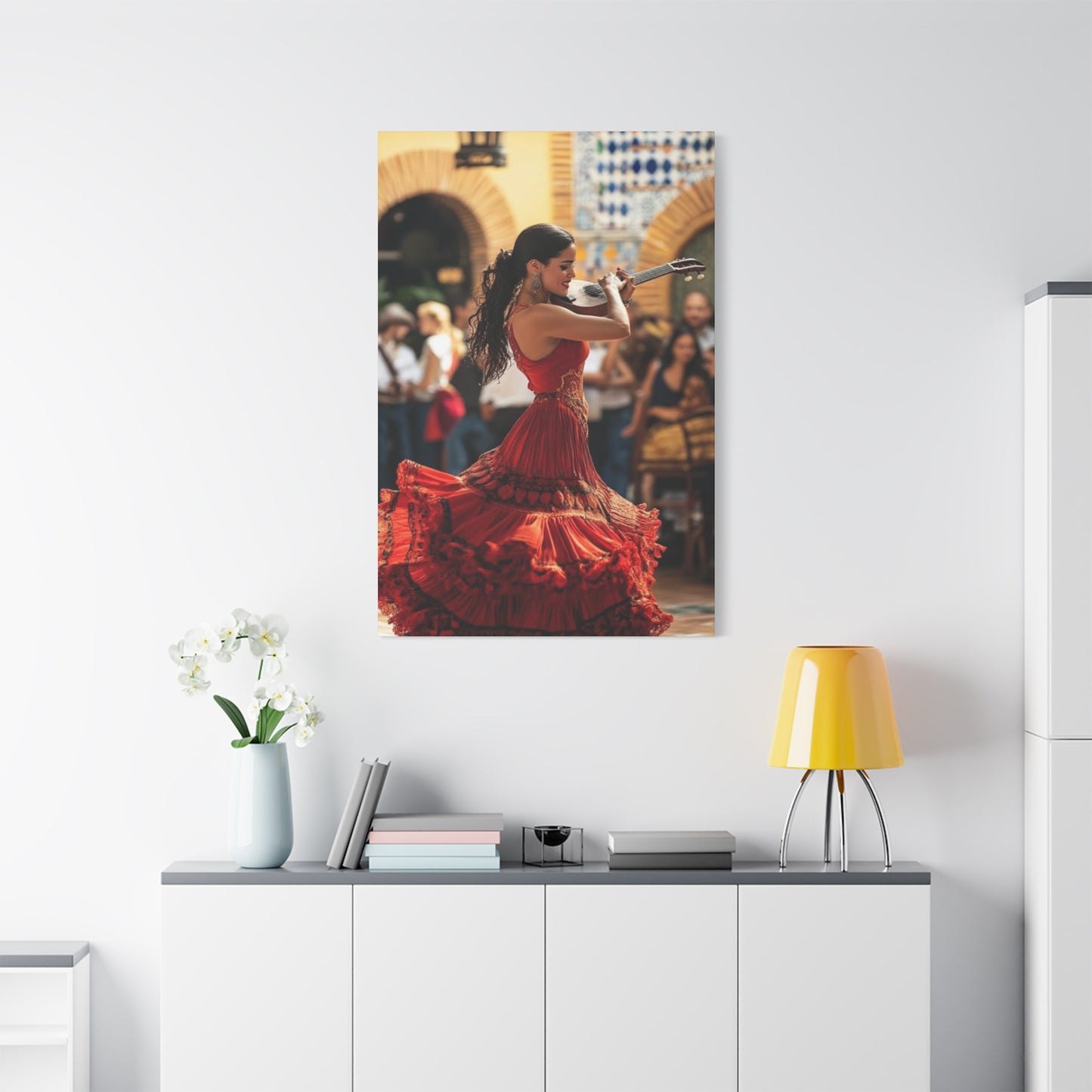 Spain Traditional Dance Wear Wall Art & Canvas Prints