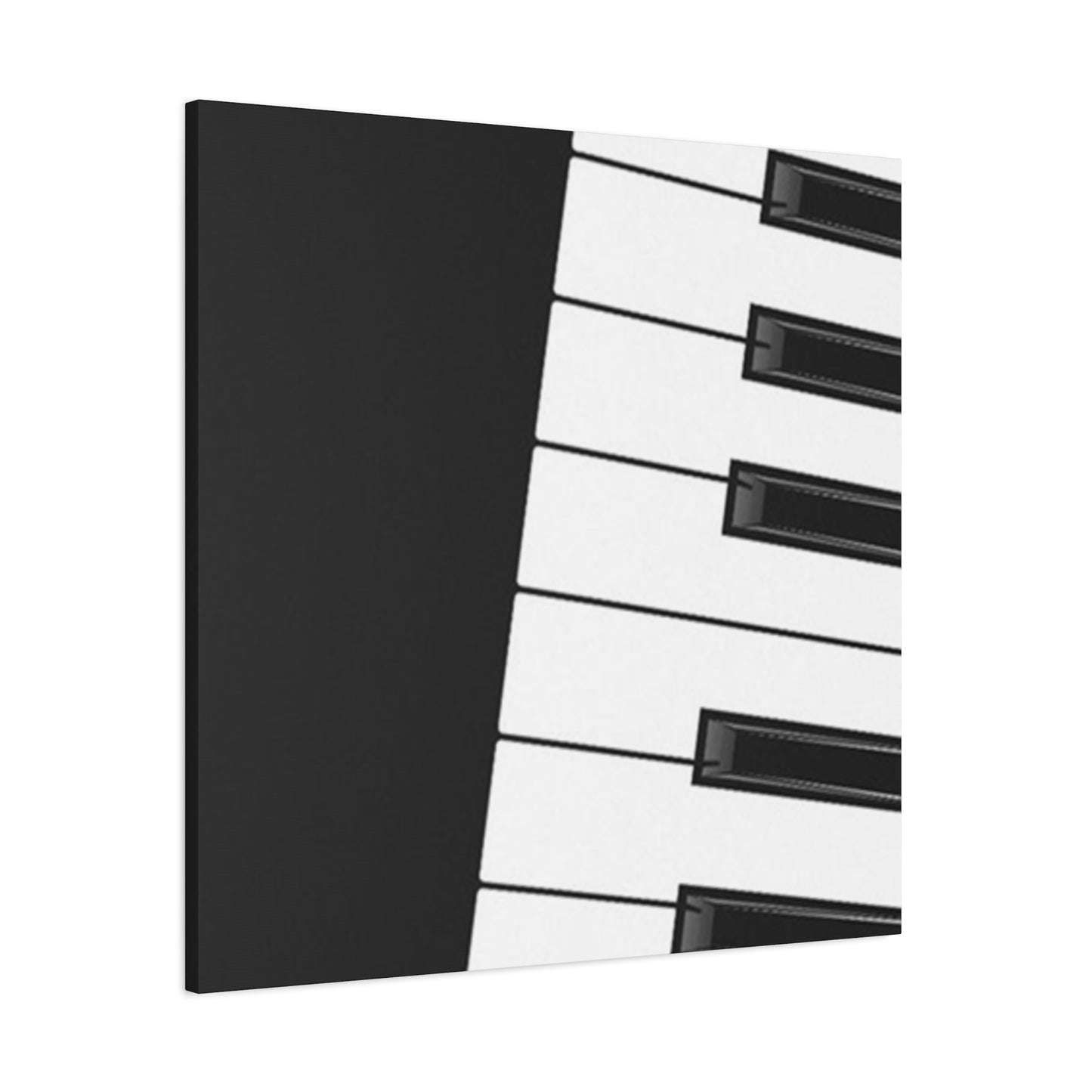 Black & White Piano keys Wall Art & Canvas Prints