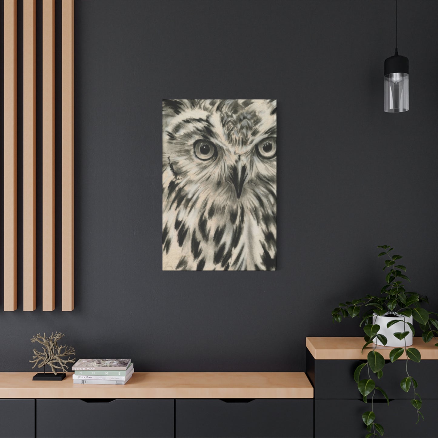 Jennifer Paxton Parker Charcoal Owl Wall Art & Canvas Prints