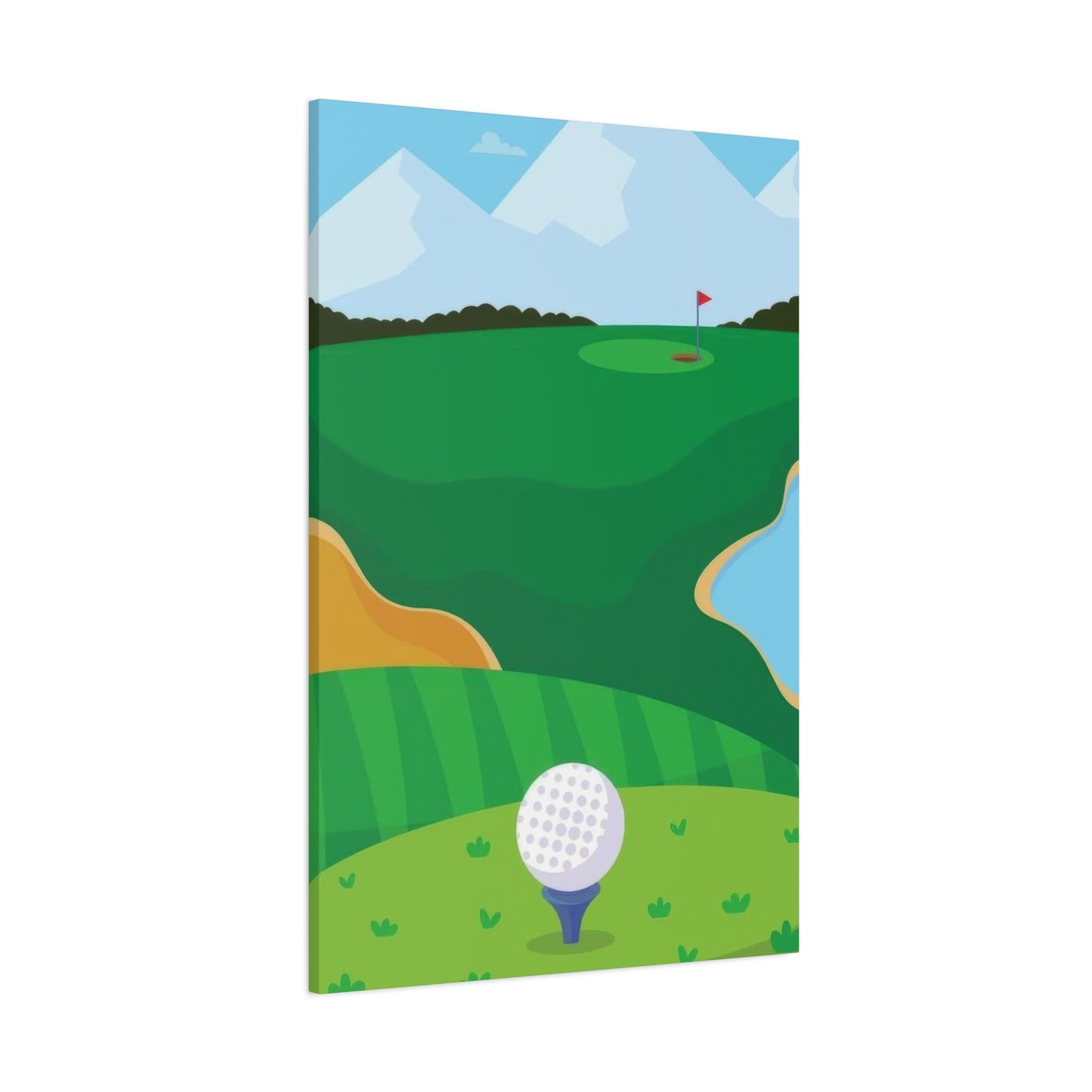 Golf Course Ball Wall Art & Canvas Prints