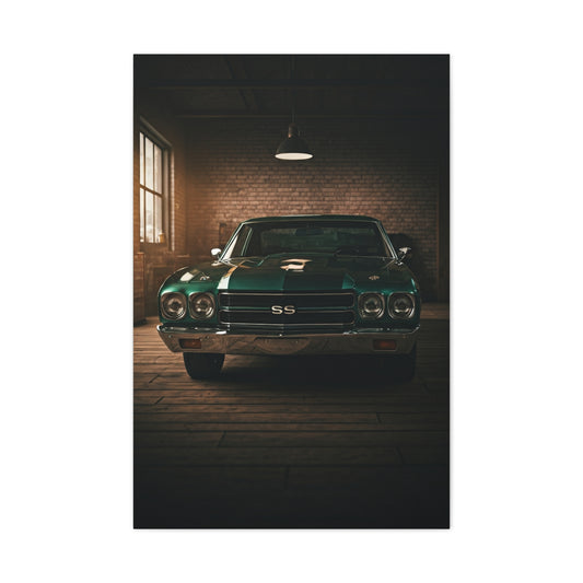 Chevrolet El Camino SS Classic Workshop Wall Art & Canvas Prints