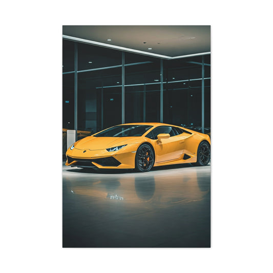Lamborghini Huracán Modern Showroom Wall Art & Canvas Prints