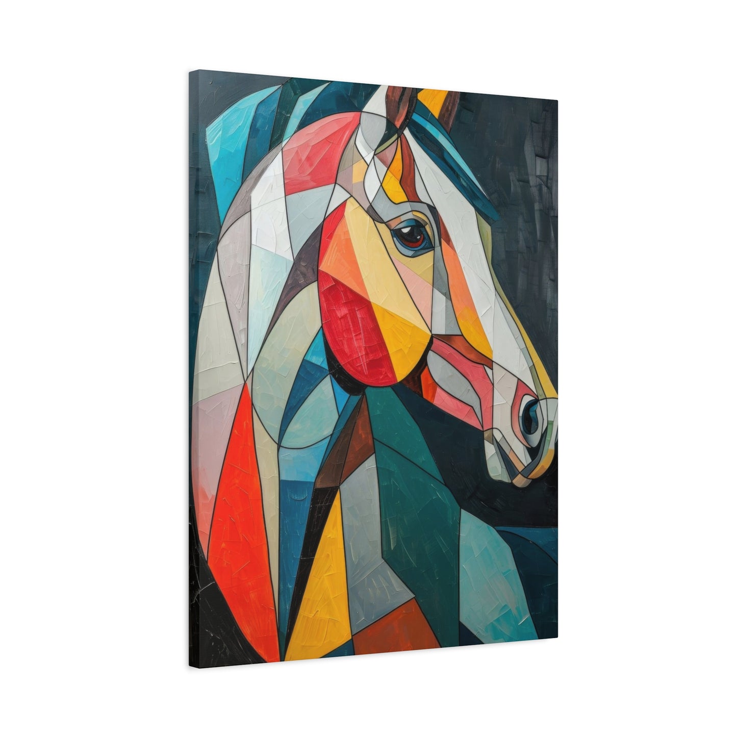 Horse Portrait Cubism Wall Art & Canvas Prints