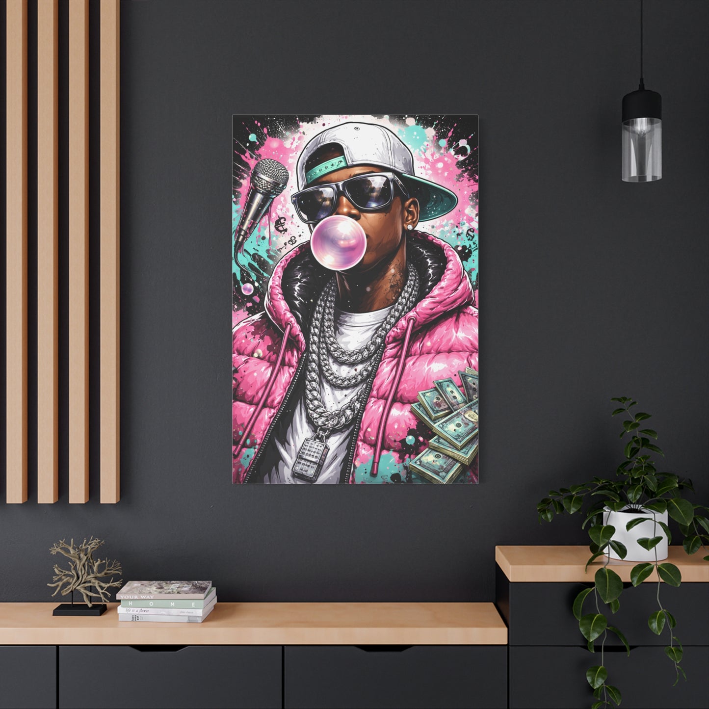 Hip Hop Pop Portrait Wall Art & Canvas Print