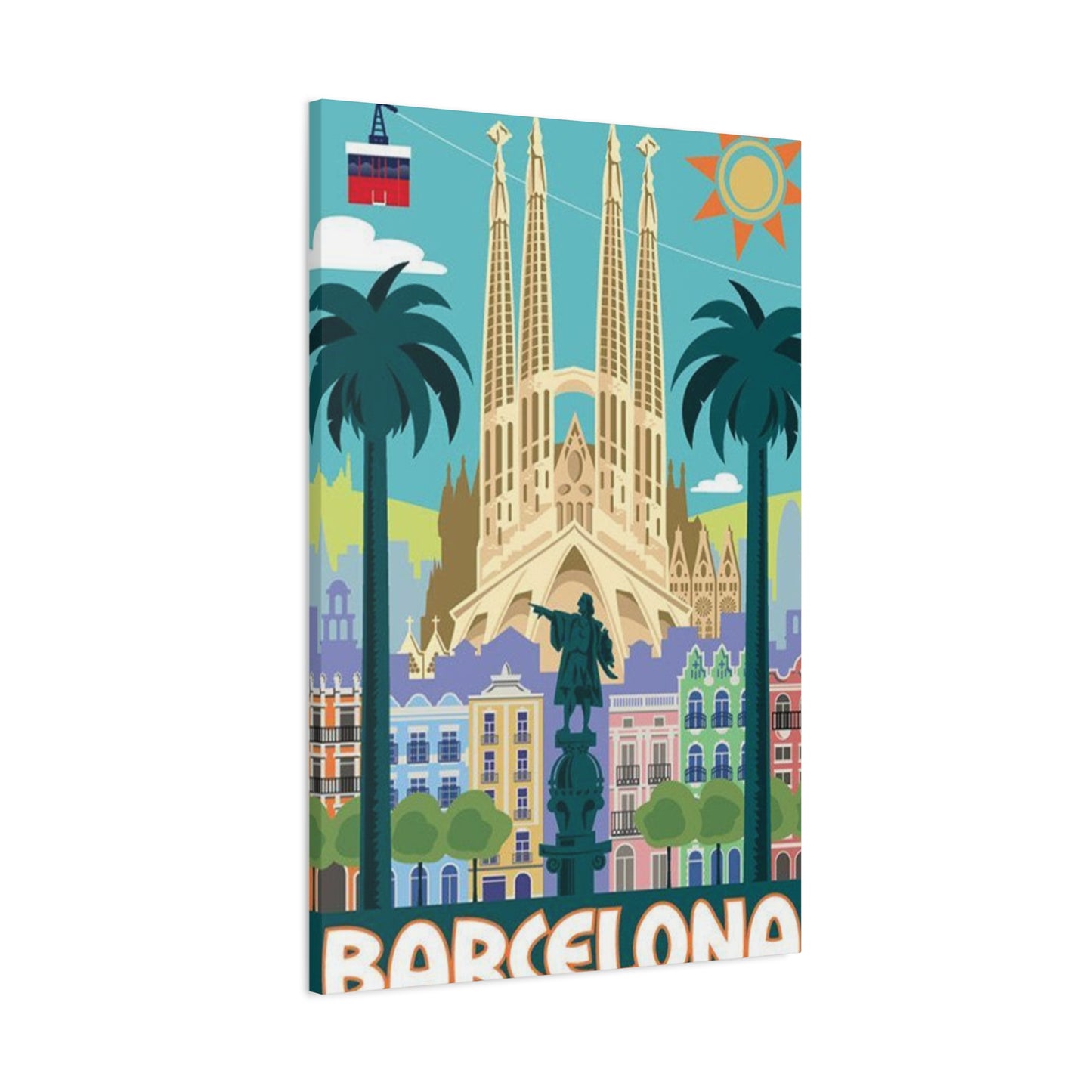 Barcelona City Of Spain Wall Art & Canvas Prints