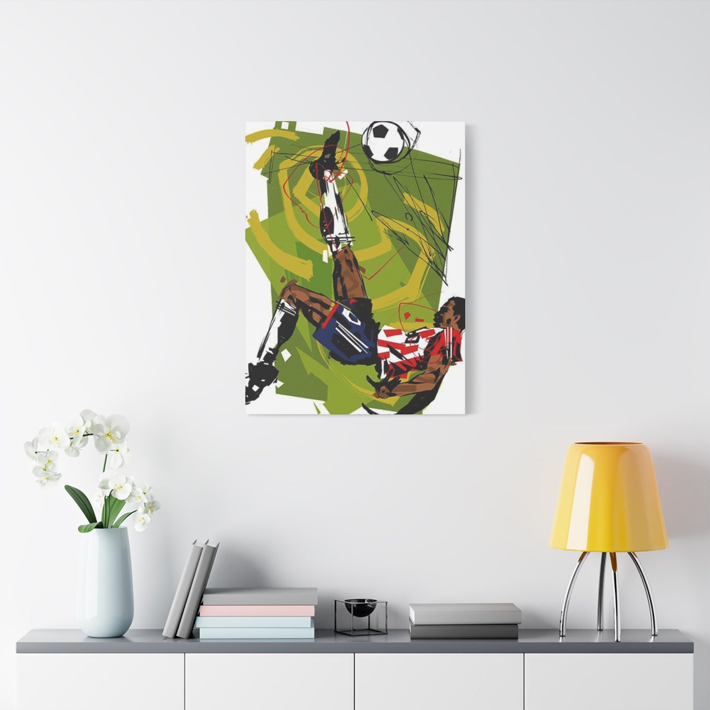 Football Reverse Kick Wall Art & Canvas Prints