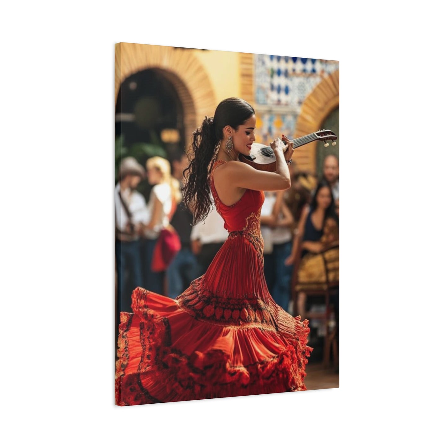 Spain Traditional Dance Wear Wall Art & Canvas Prints