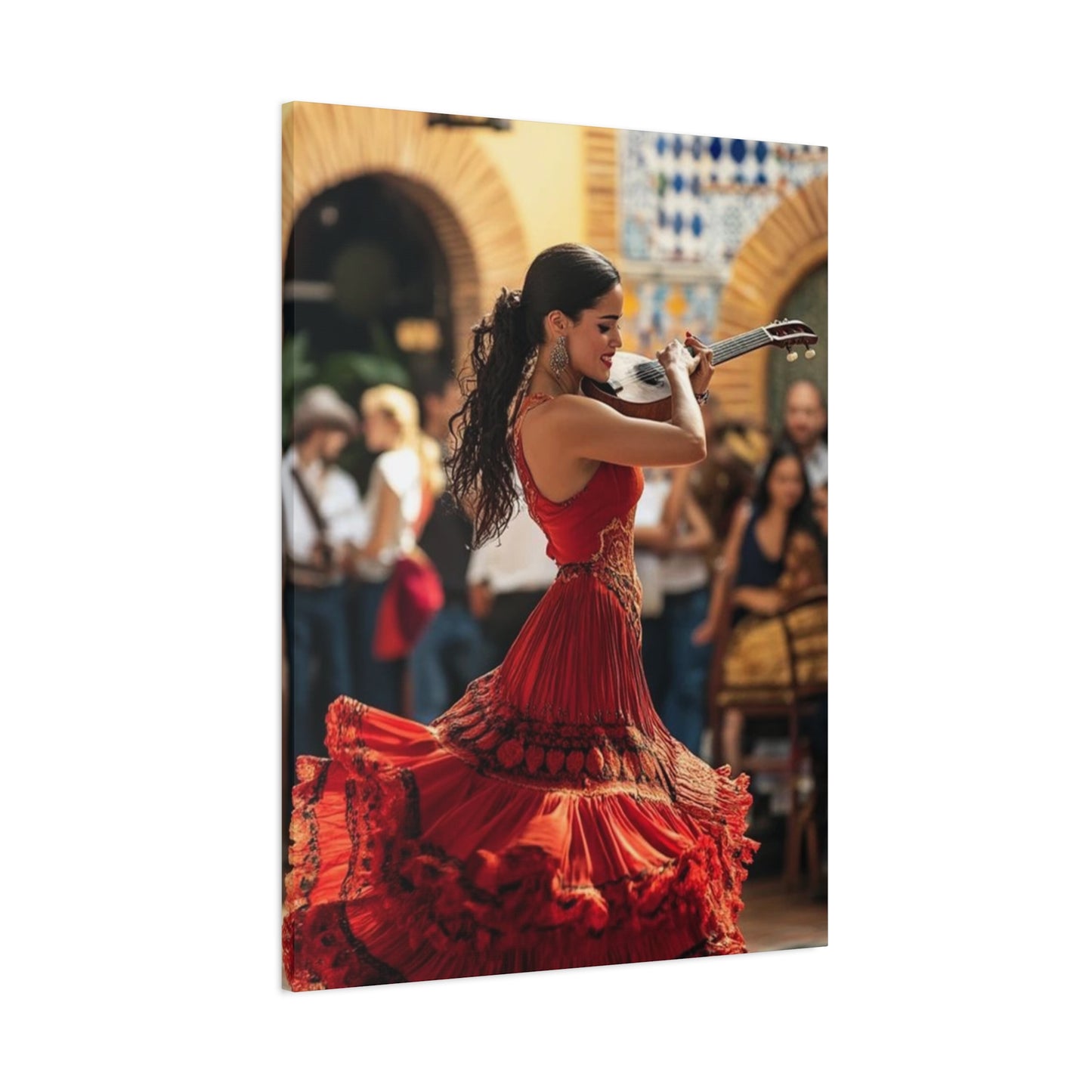 Spain Traditional Dance Wear Wall Art & Canvas Prints