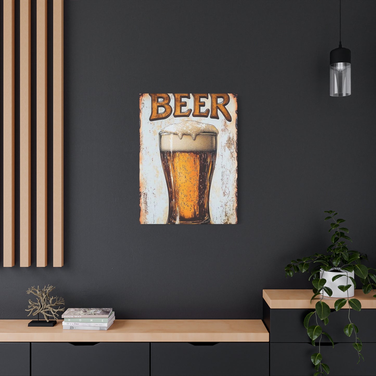 Beer Abstract Painting Wall Art & Canvas Prints