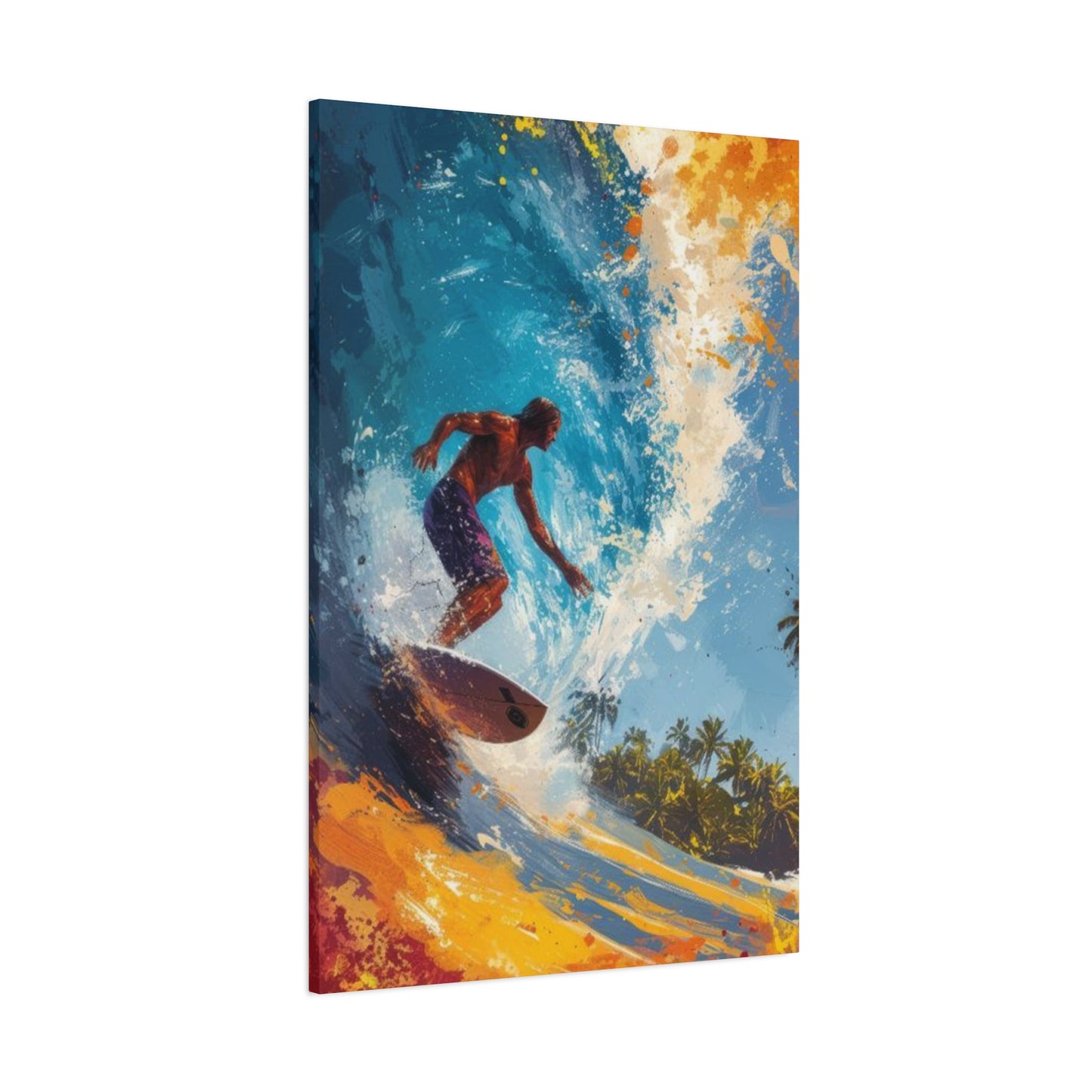 Wave Surfing Wall Art & Canvas Prints