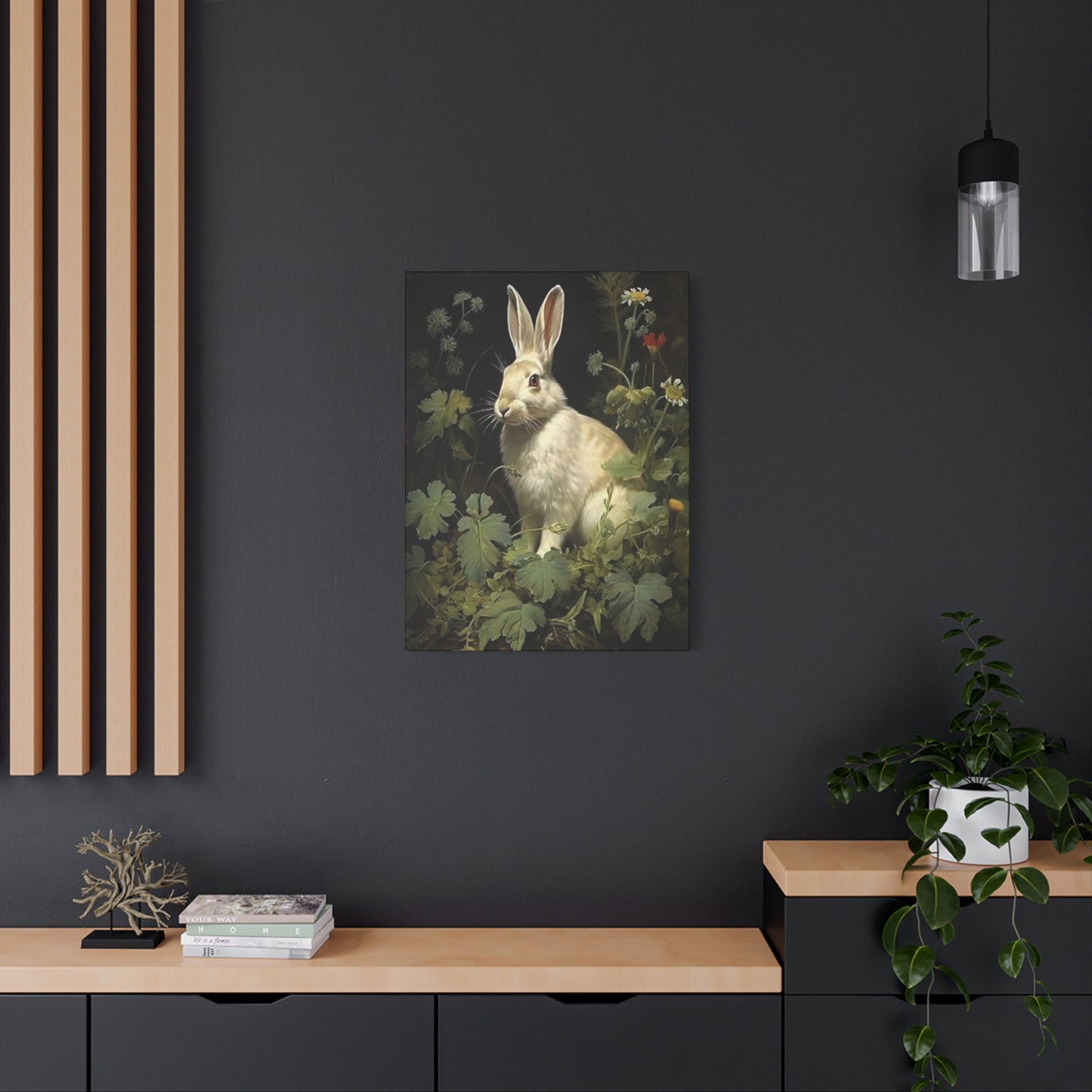White Rabbit Wall Art & Canvas Prints