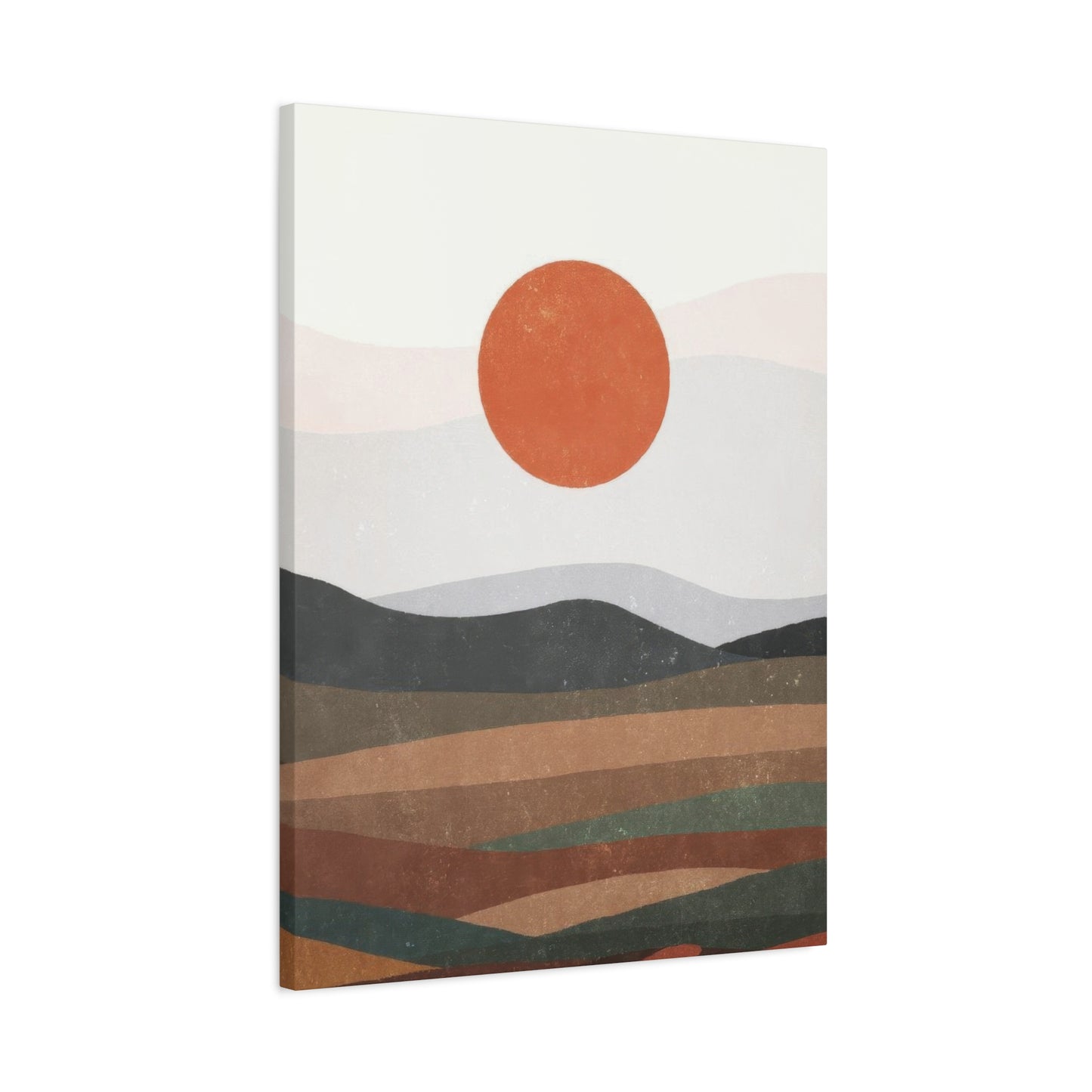 Abstract Landscape Earth Tones Wall Art & Canvas Prints