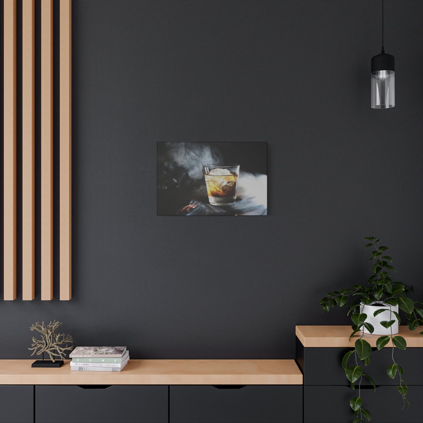 Whiskey In Smoke Wall Art & Canvas Prints