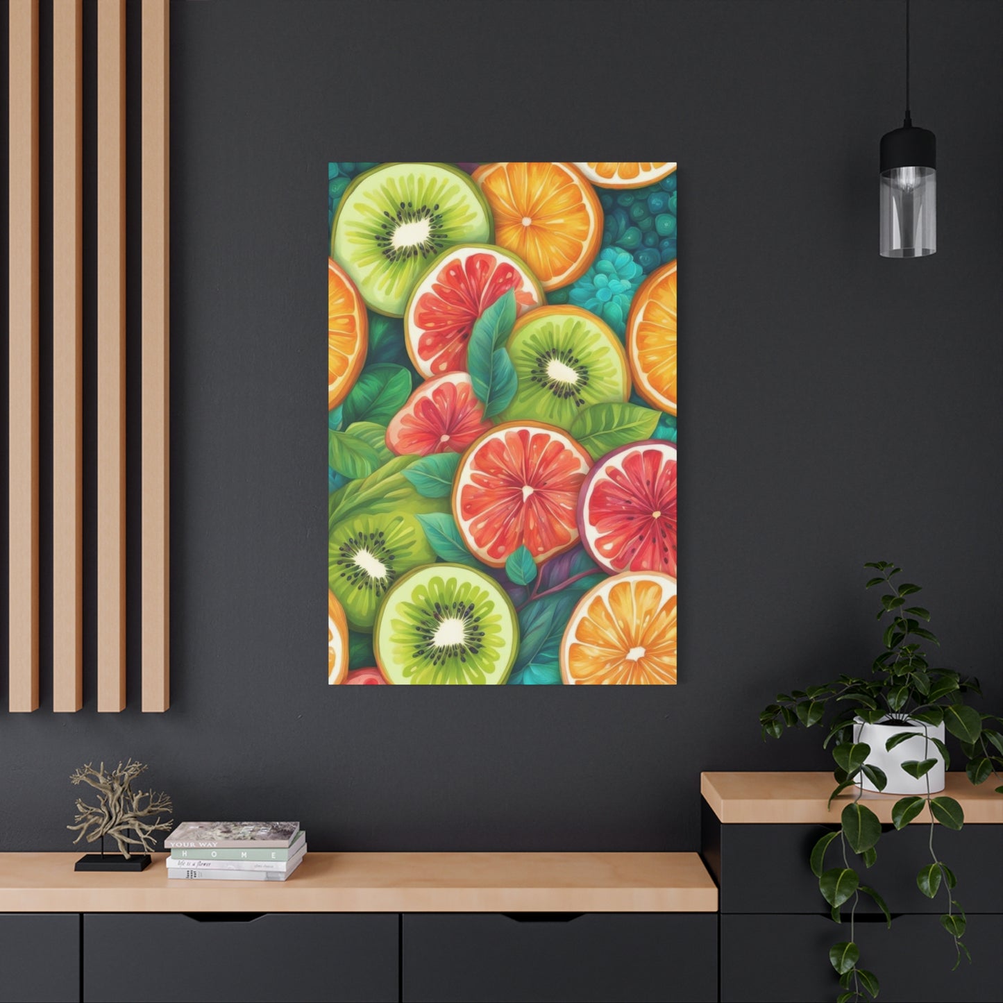 Fruit Half Face Wall Art & Canvas Prints
