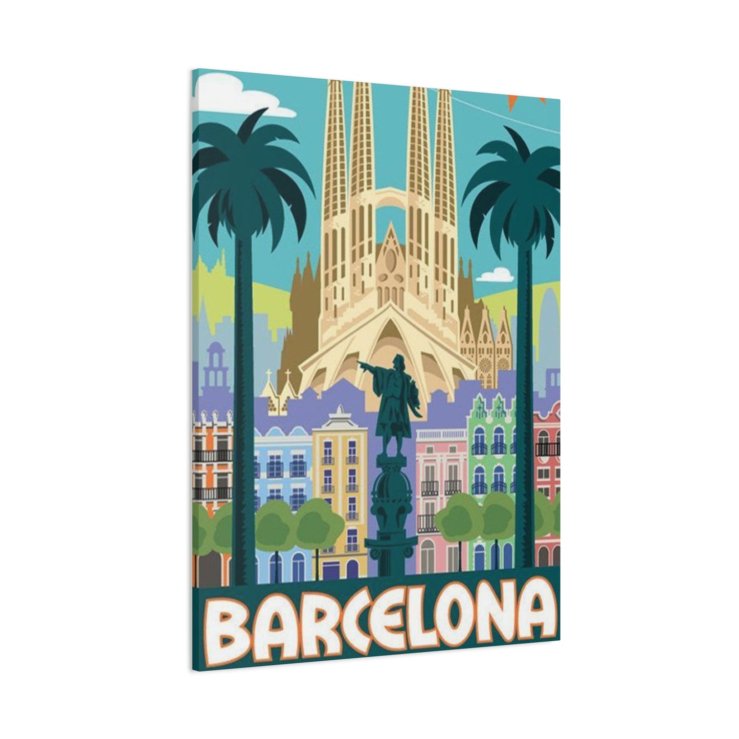 Barcelona City Of Spain Wall Art & Canvas Prints